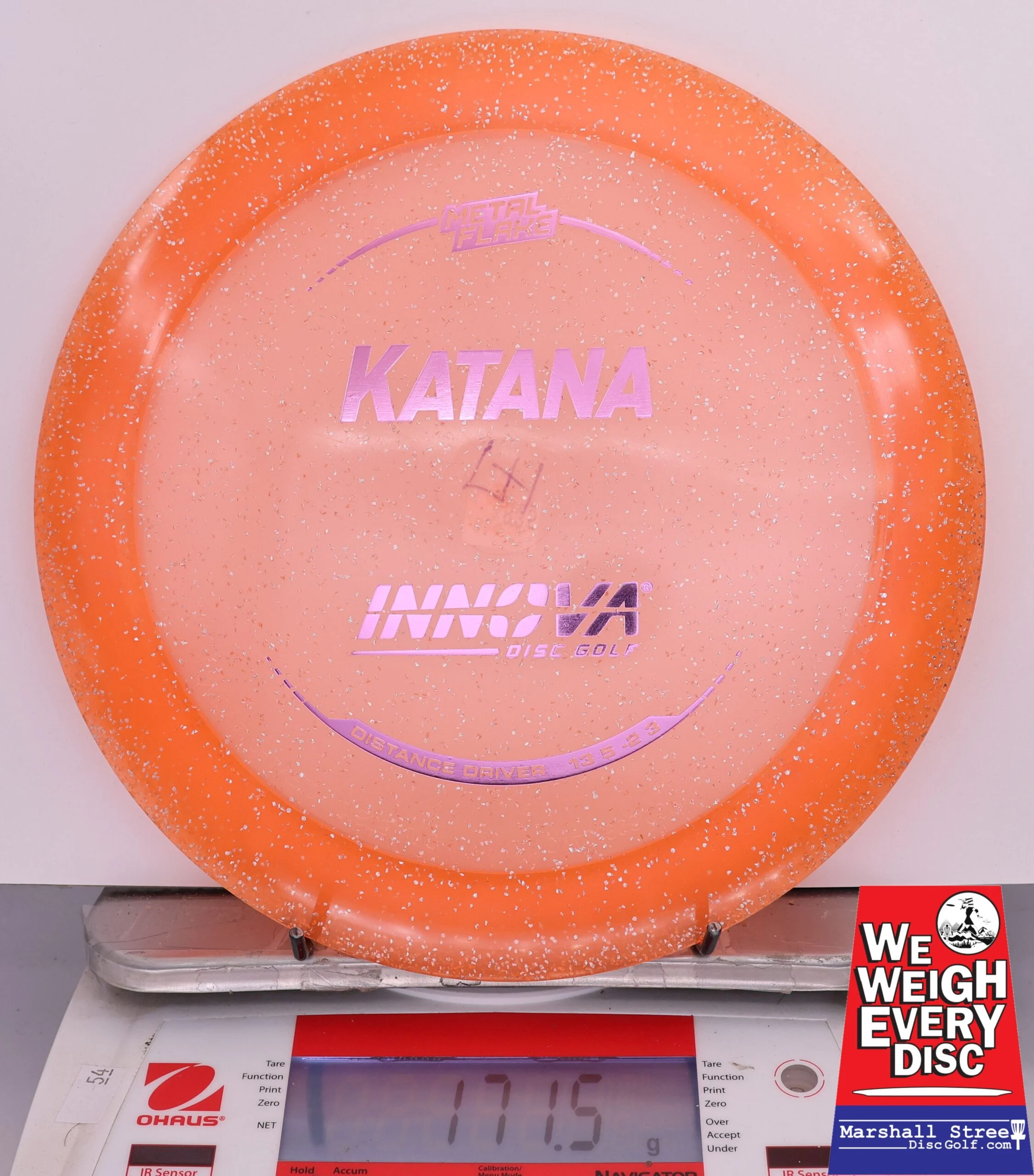 422174 Metal Flake Champion Katana - #835 Orange, 172
