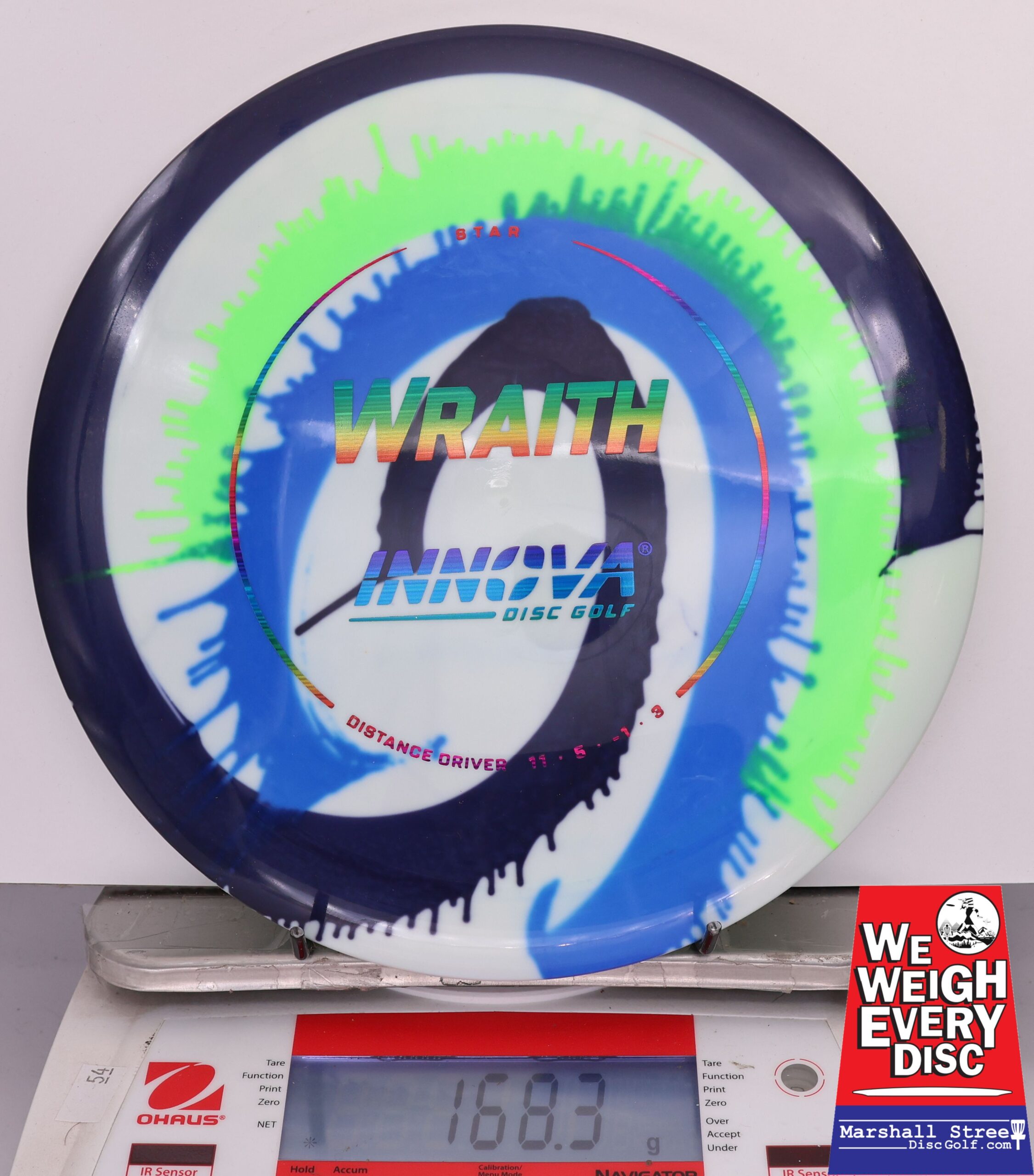 422210 Tie-Dye Star Wraith - #833 BlackGreenBlue, 168