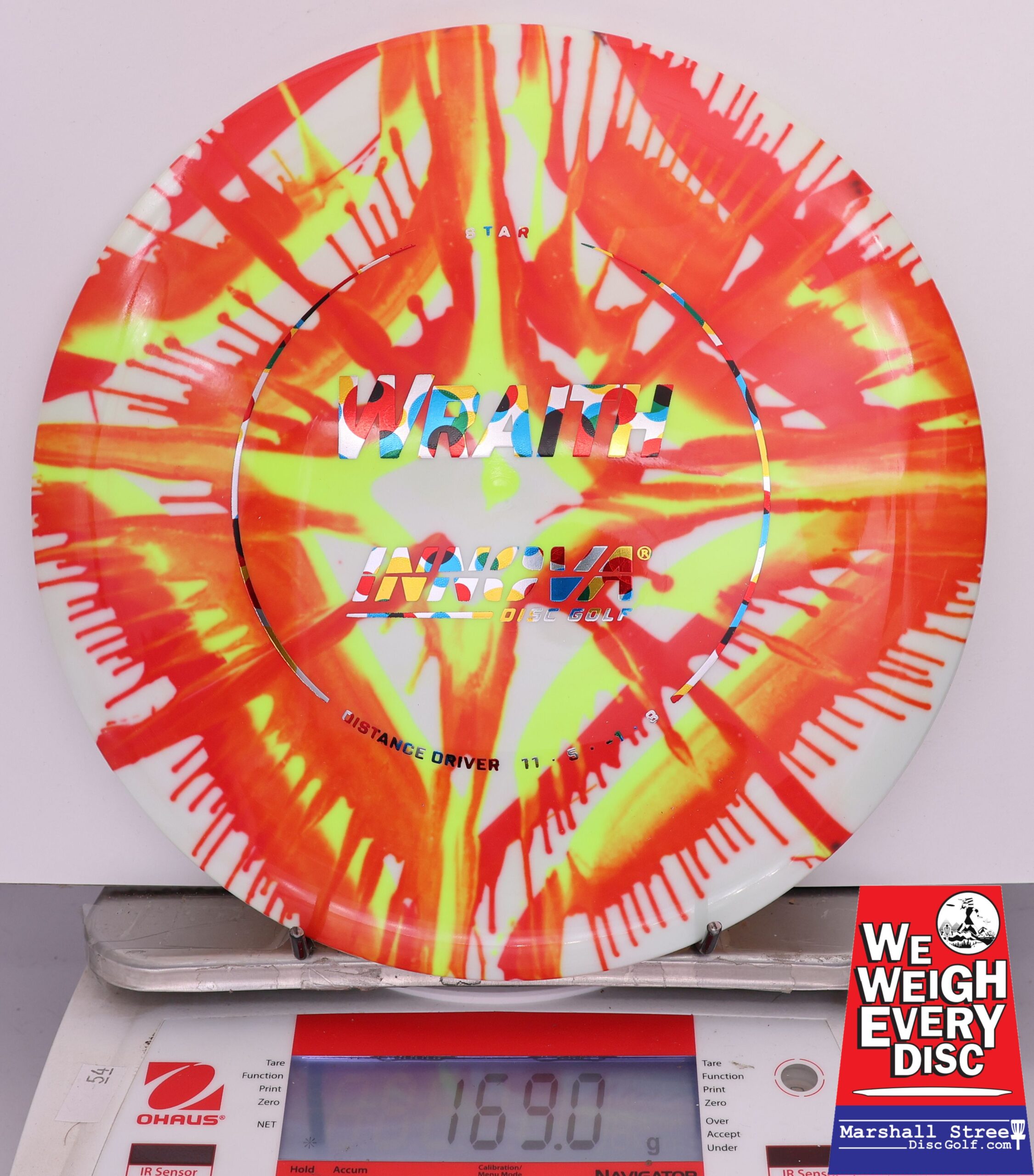 422214 Tie-Dye Star Wraith - #837 RedYellow, 169