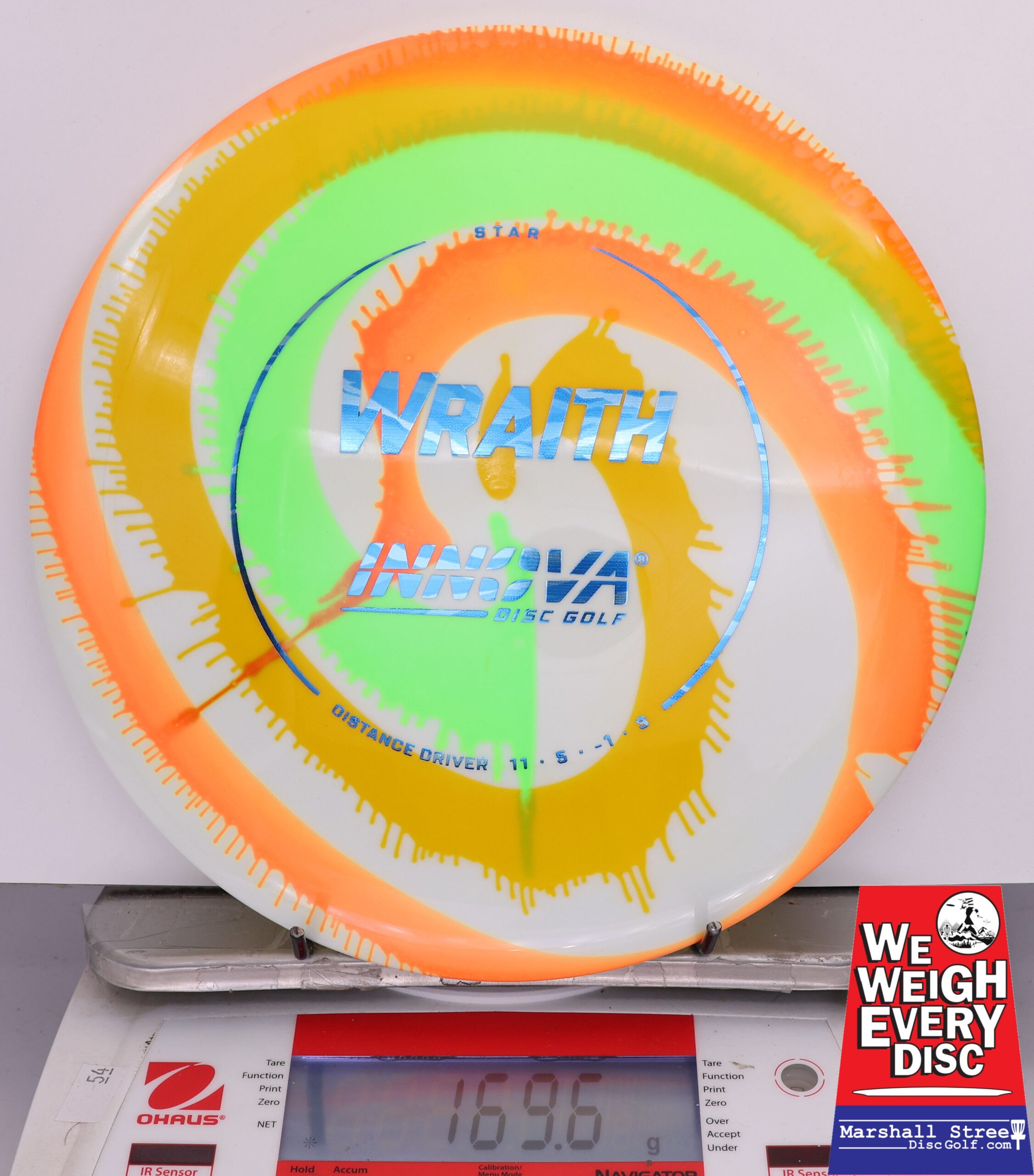 422216 Tie-Dye Star Wraith - #839 OrangeGreenYellow, 170