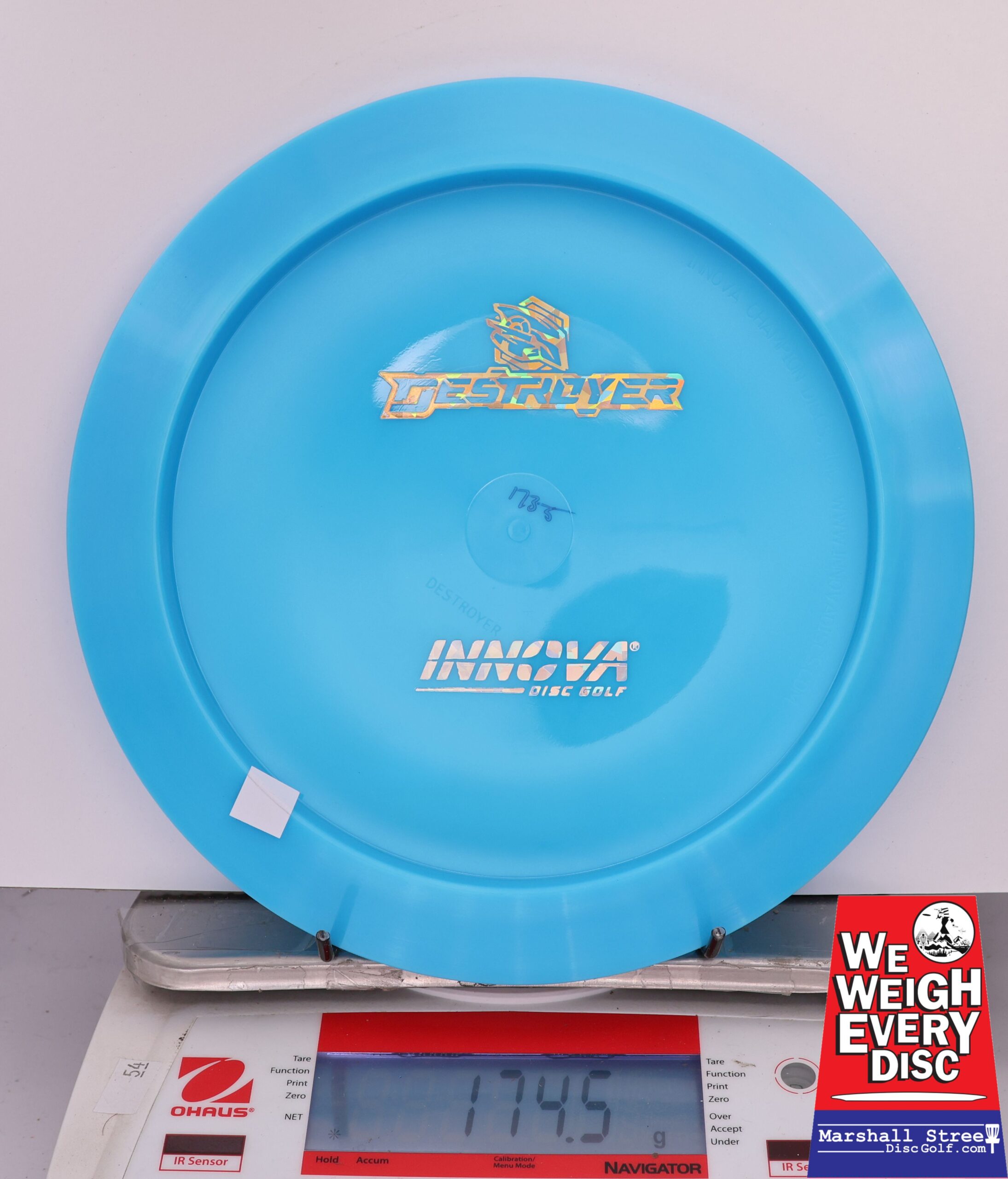 423009 Star Destroyer, Bottom Stamp - #838 Blue, 175