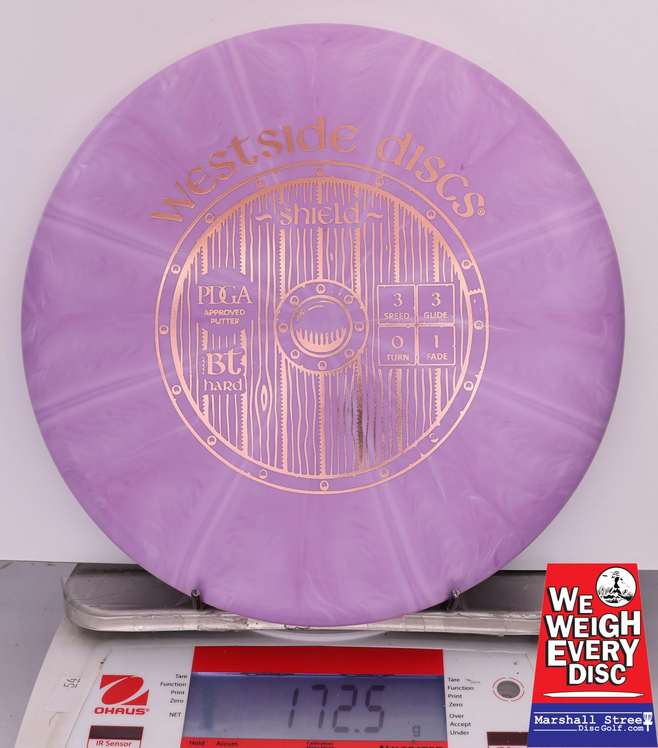 423136 Bt Hard Burst Shield - #667 Purple, 173