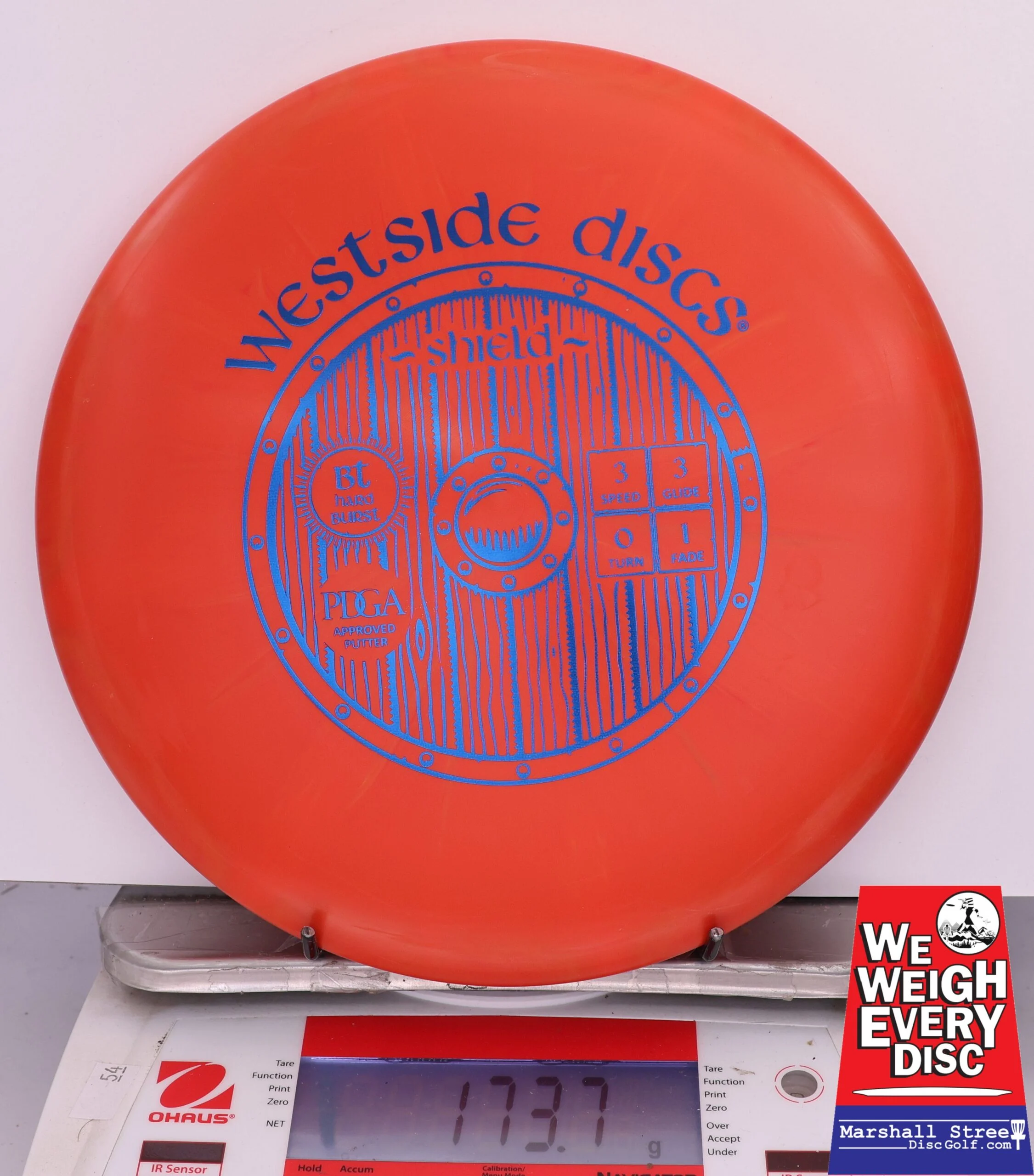 423141 Bt Hard Burst Shield - #672 Red, 174