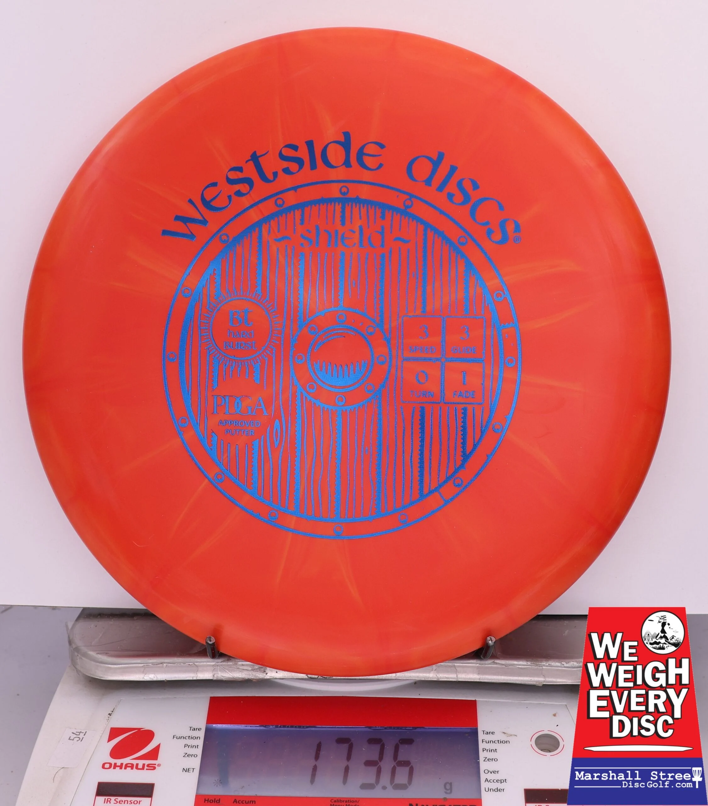 423142 Bt Hard Burst Shield - #673 Red, 174