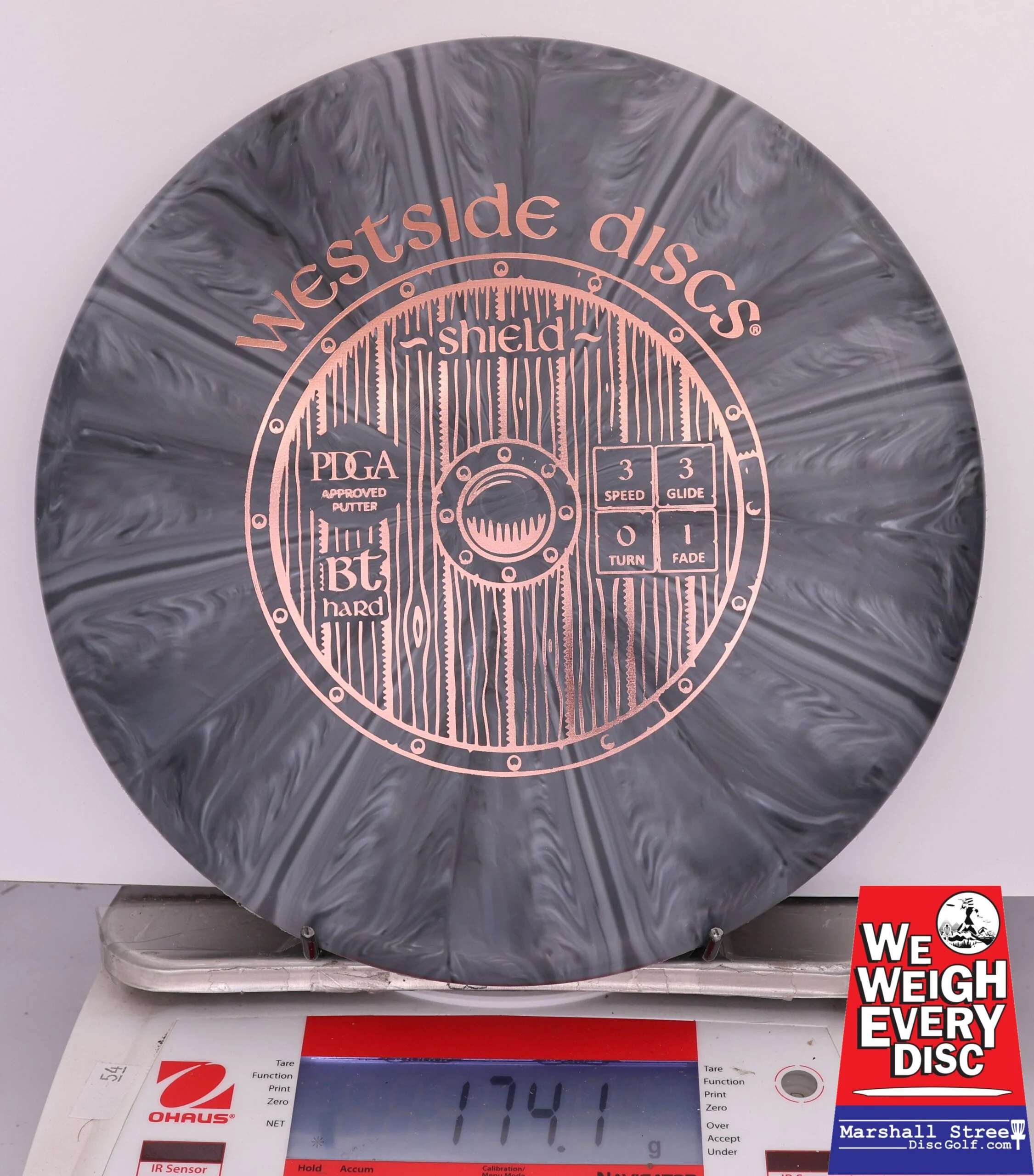 423143 Bt Hard Burst Shield - #674 Gray, 174