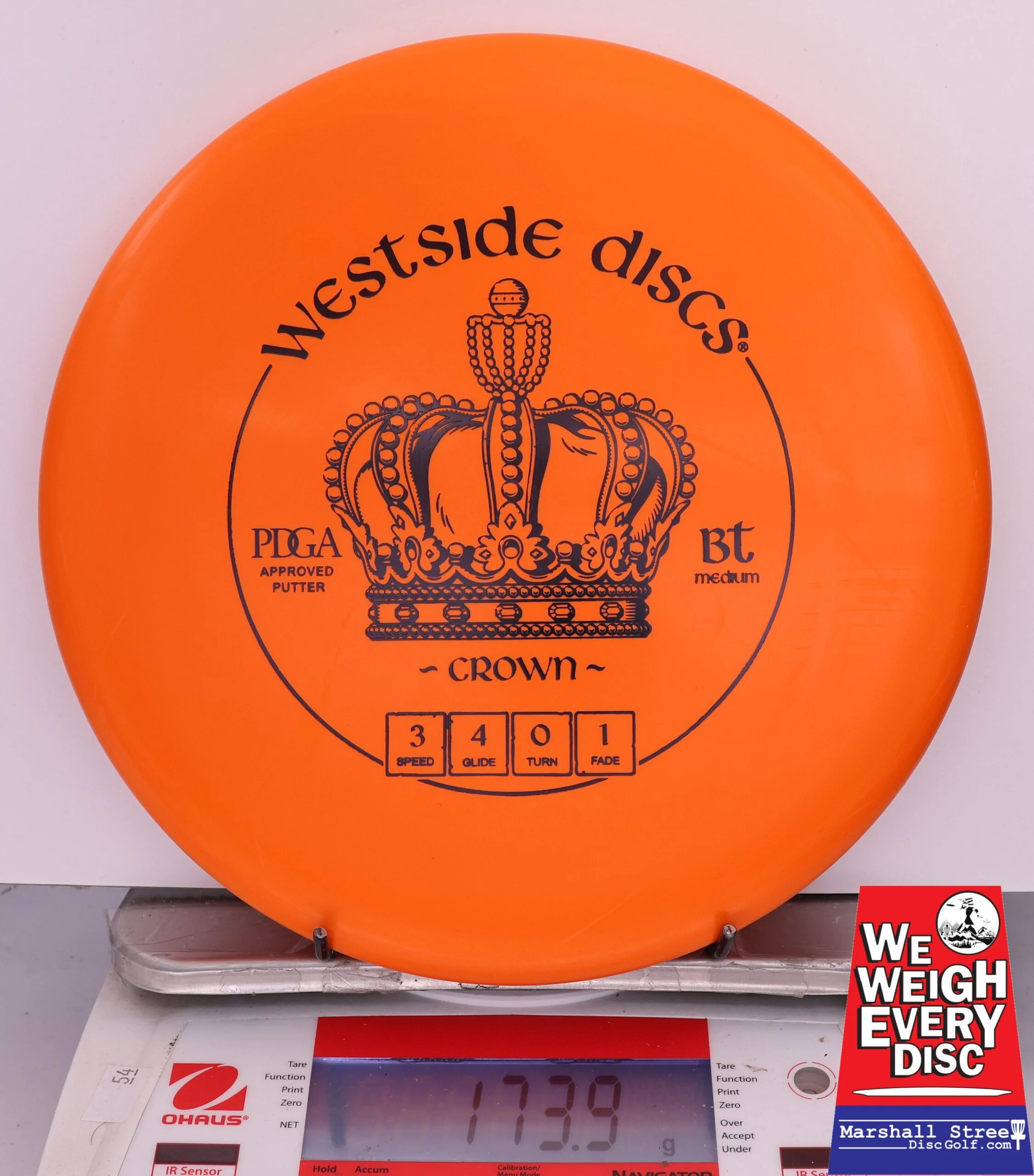 423271 Bt Medium Crown - #670 Orange, 174