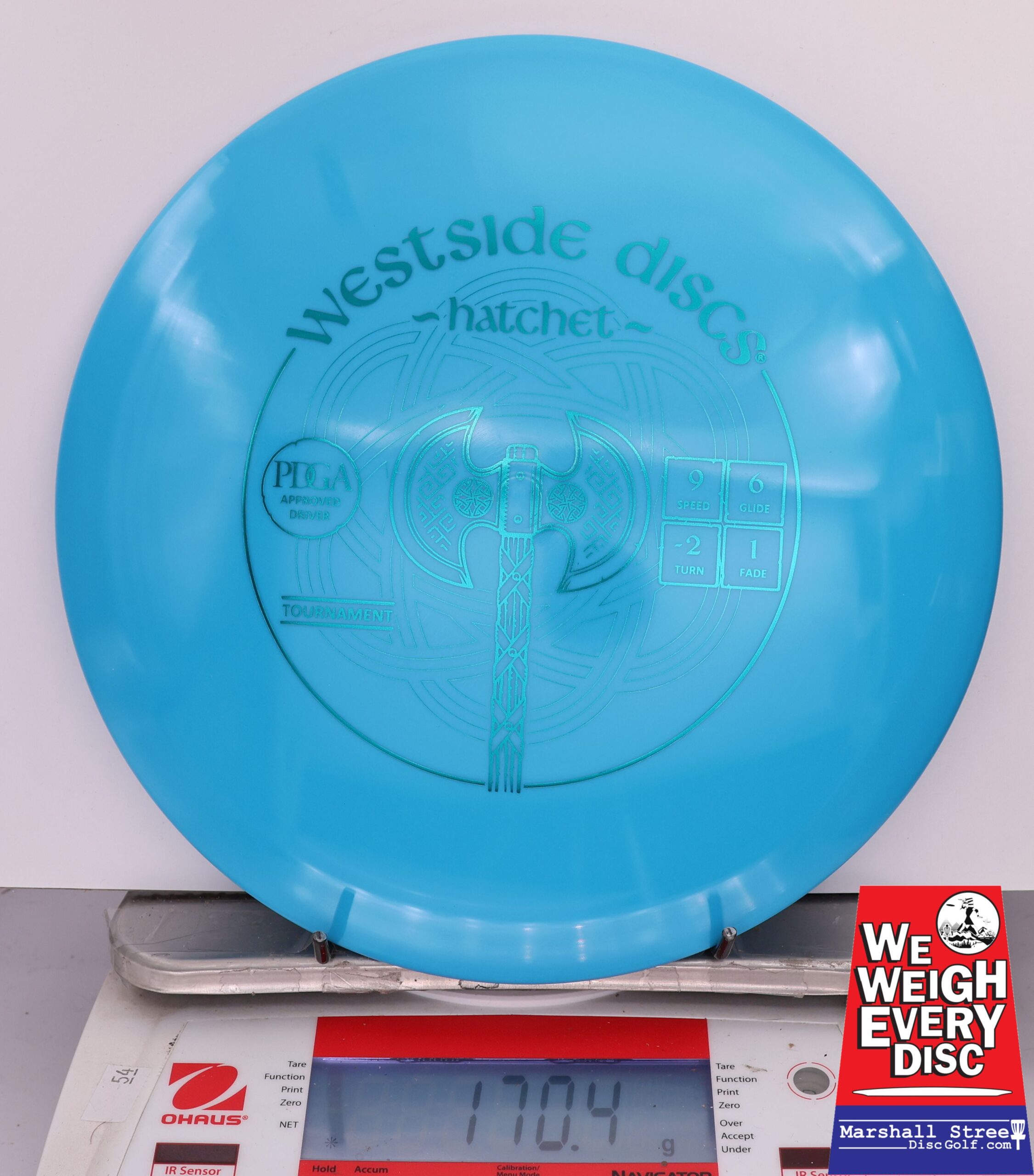 423343 Tournament Hatchet - #666 Blue, 170