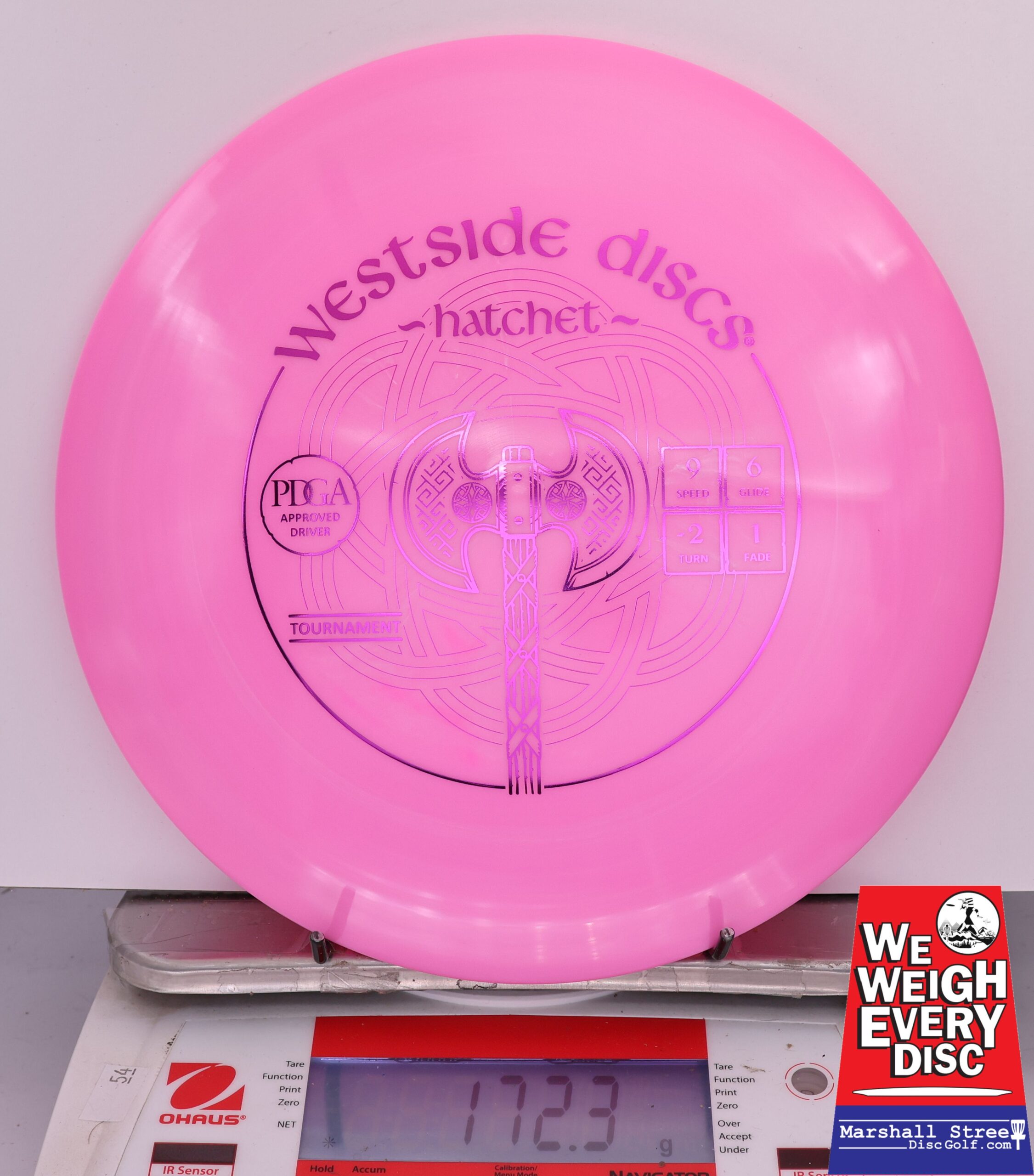 423346 Tournament Hatchet - #669 Pink, 172