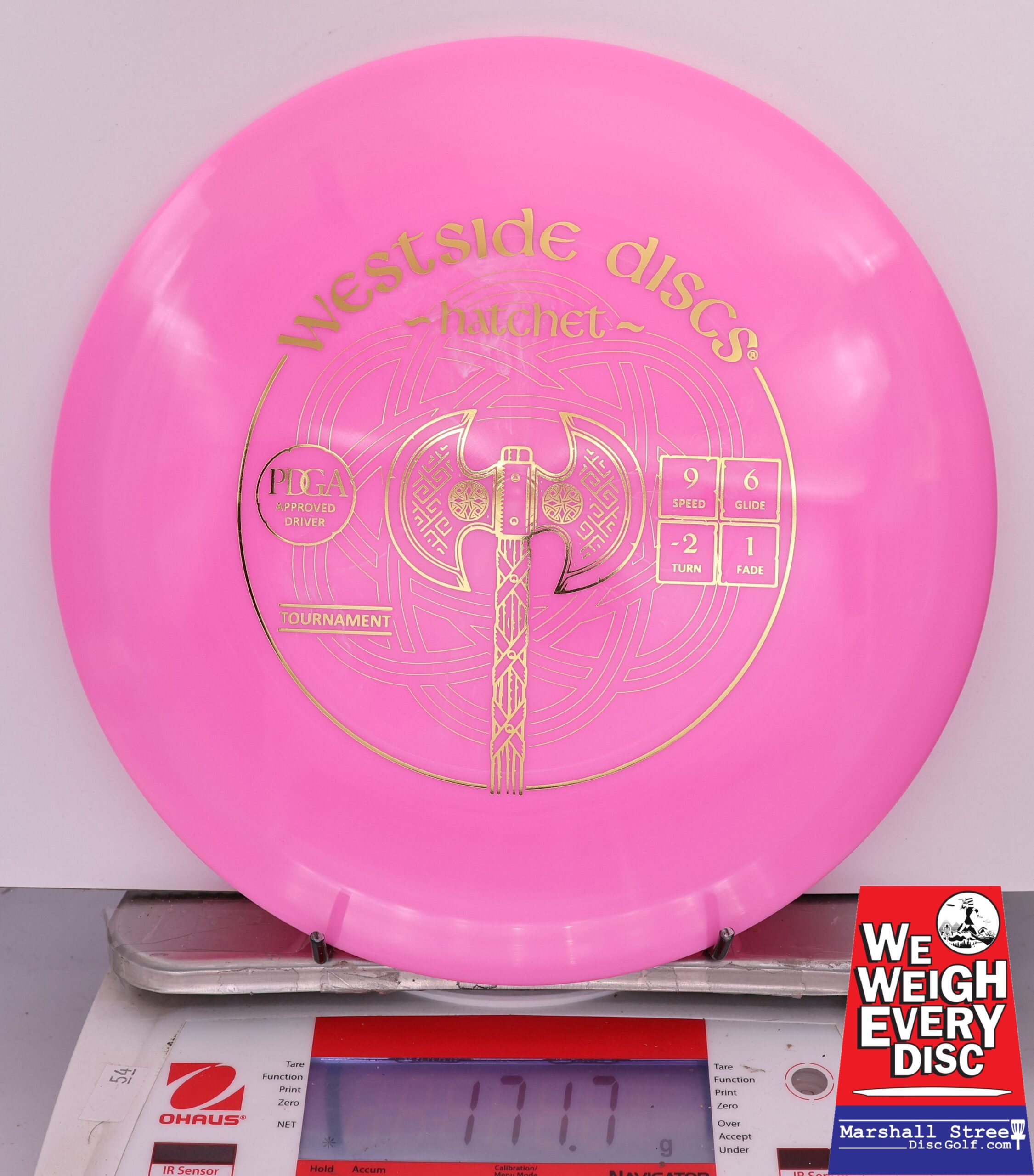 423347 Tournament Hatchet - #670 Pink, 172