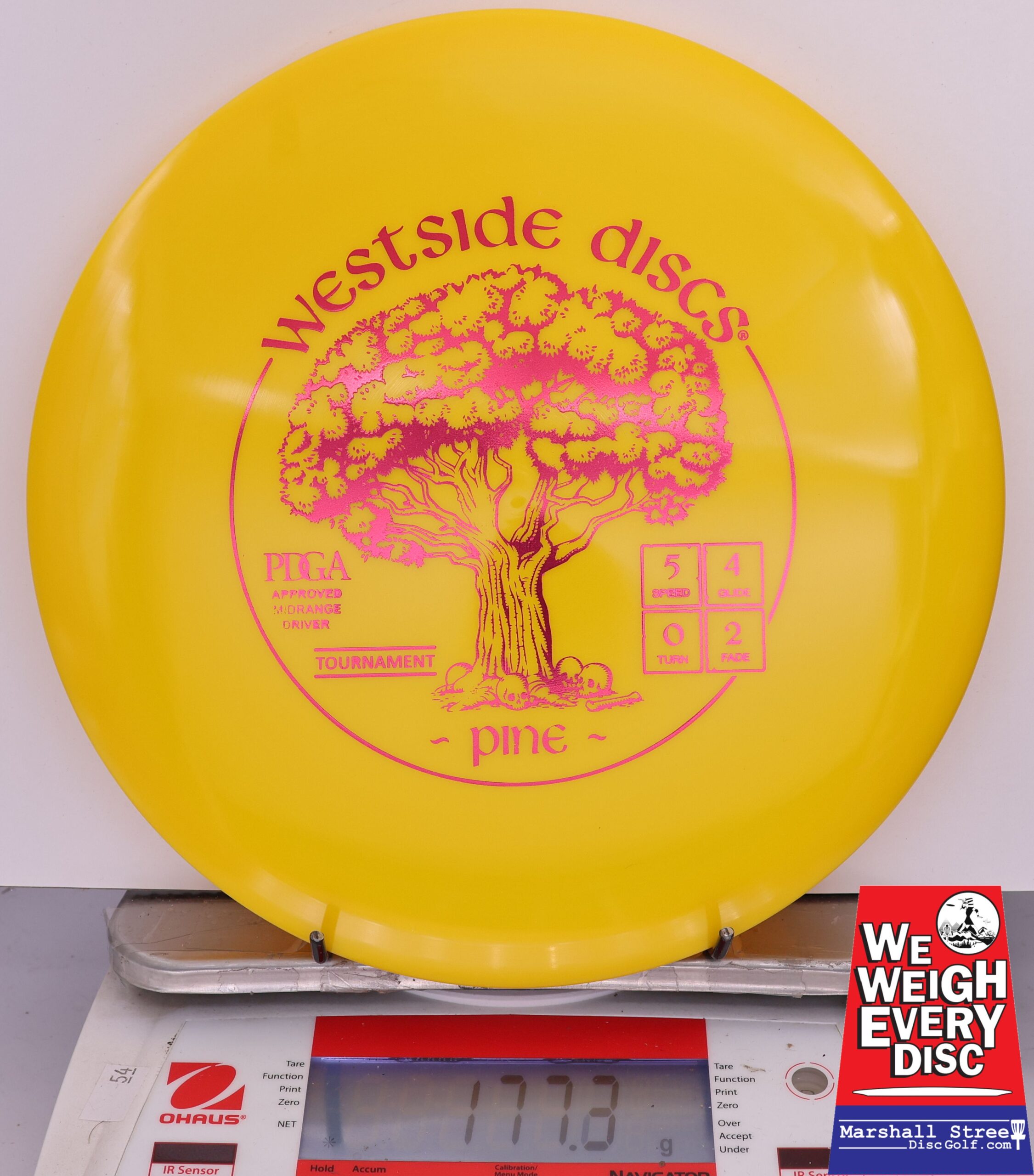 423364 Tournament Pine - #672 Yellow, 177