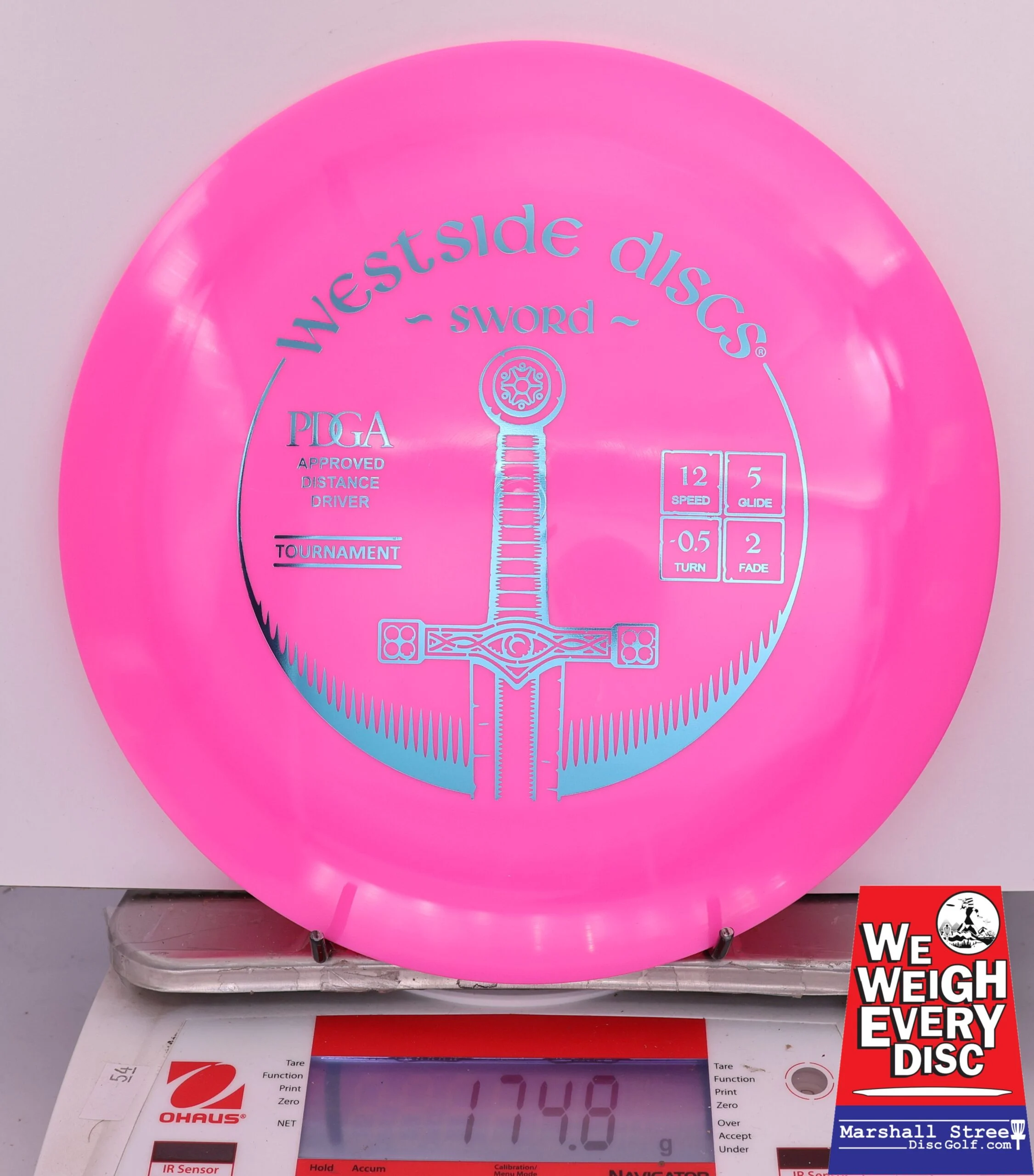 423450 Tournament Sword - #673 Pink, 175