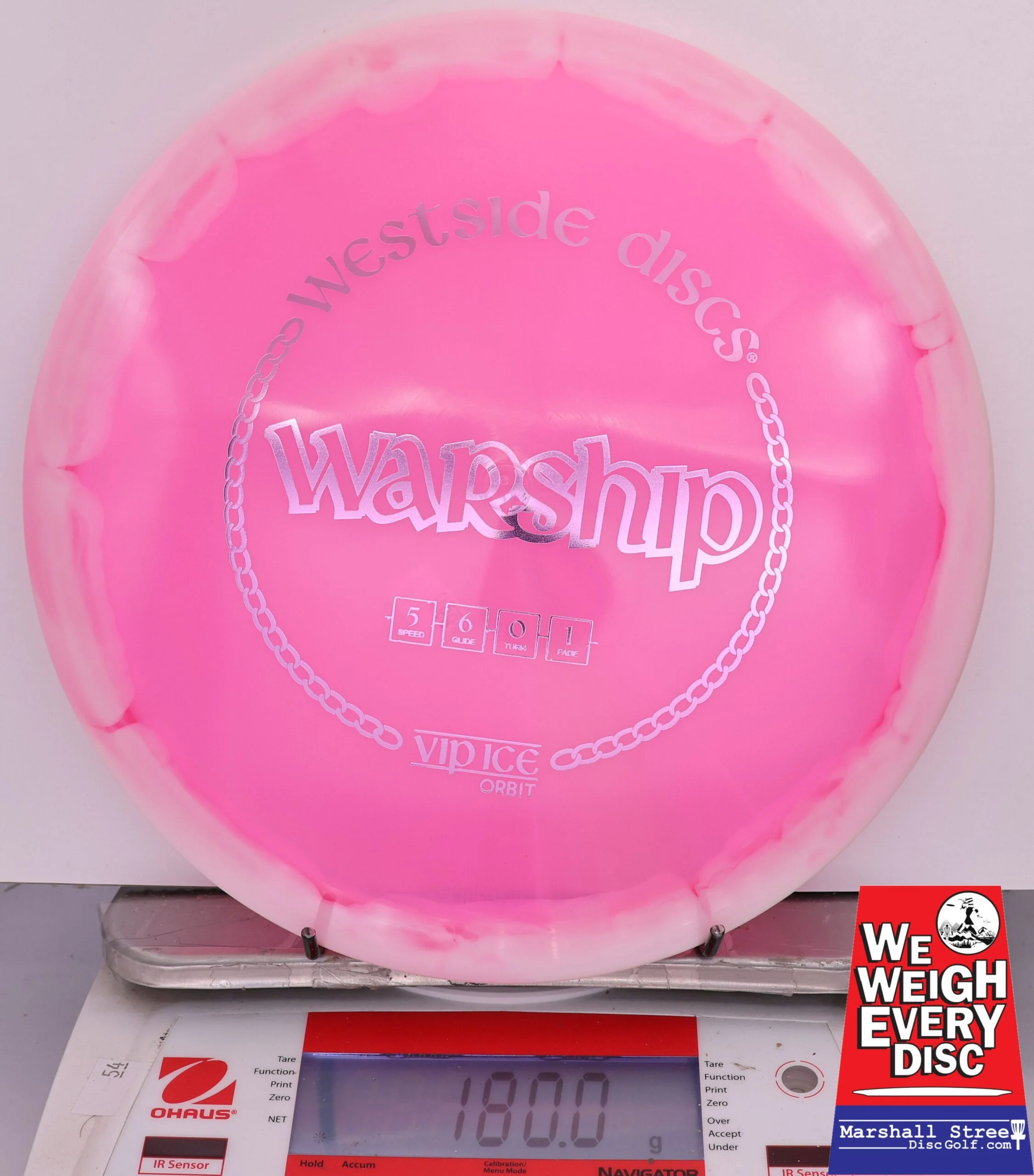423720 VIP Ice Orbit Warship - #668 White-Pink, 180