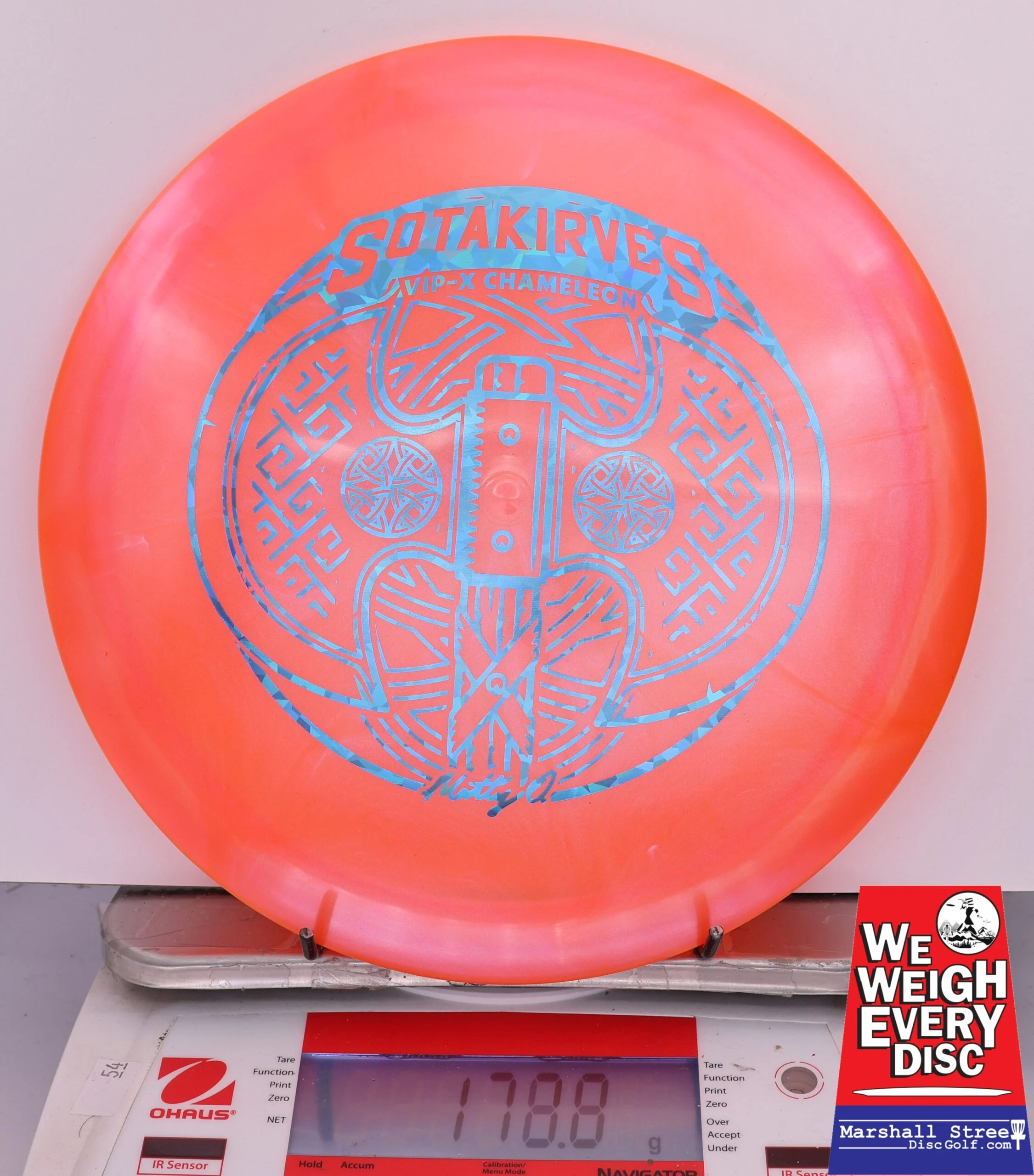 423805 VIP-X Chameleon Hatchet, Matty O. 2024 - #671 Orange, 179