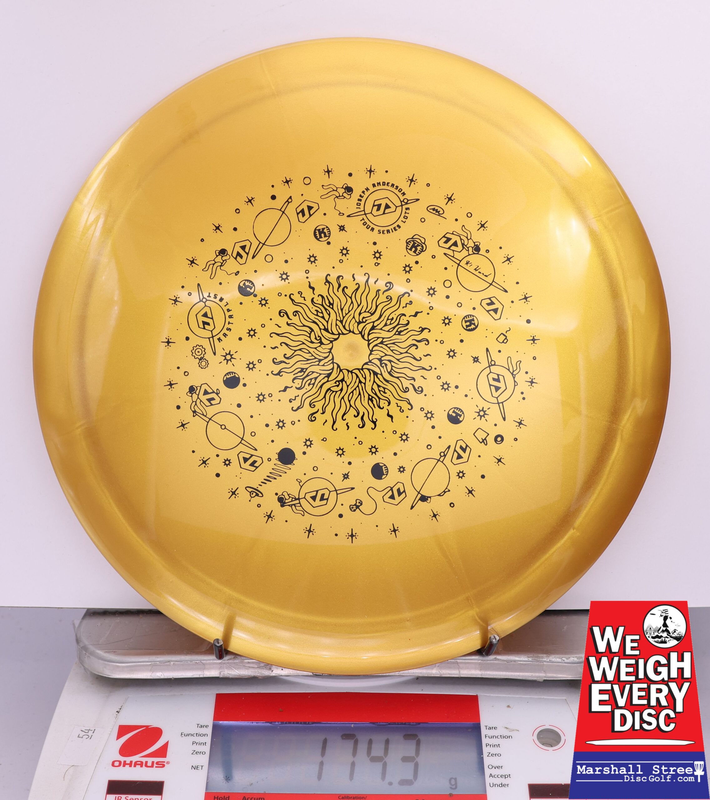 424230 K1 Hard Lots, Joseph Anderson 2025 Tour Series - #666 Gold, 174