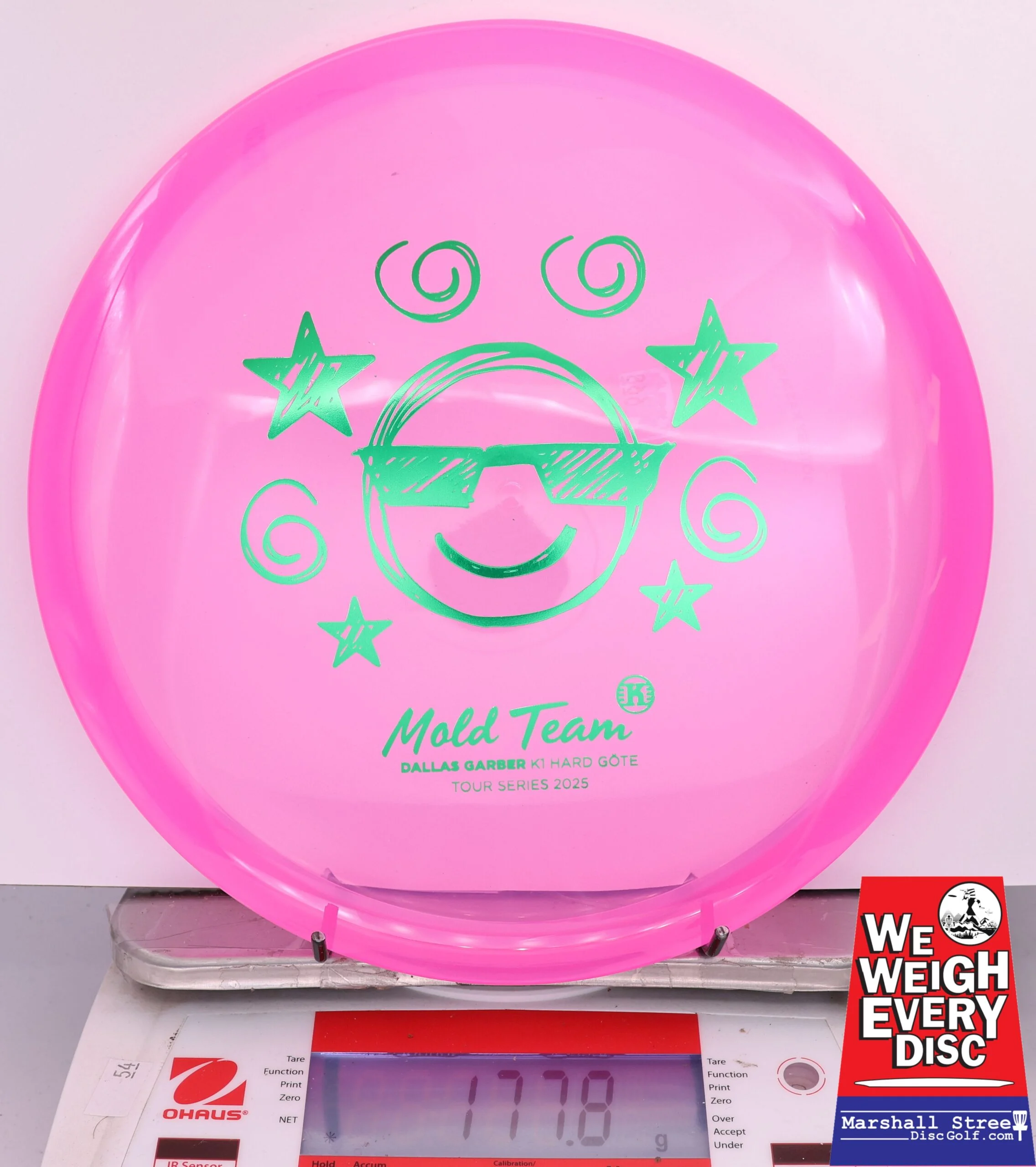 424242 K1 Hard Gote, Dallas Garber Mold Team - #668 Pink, 178