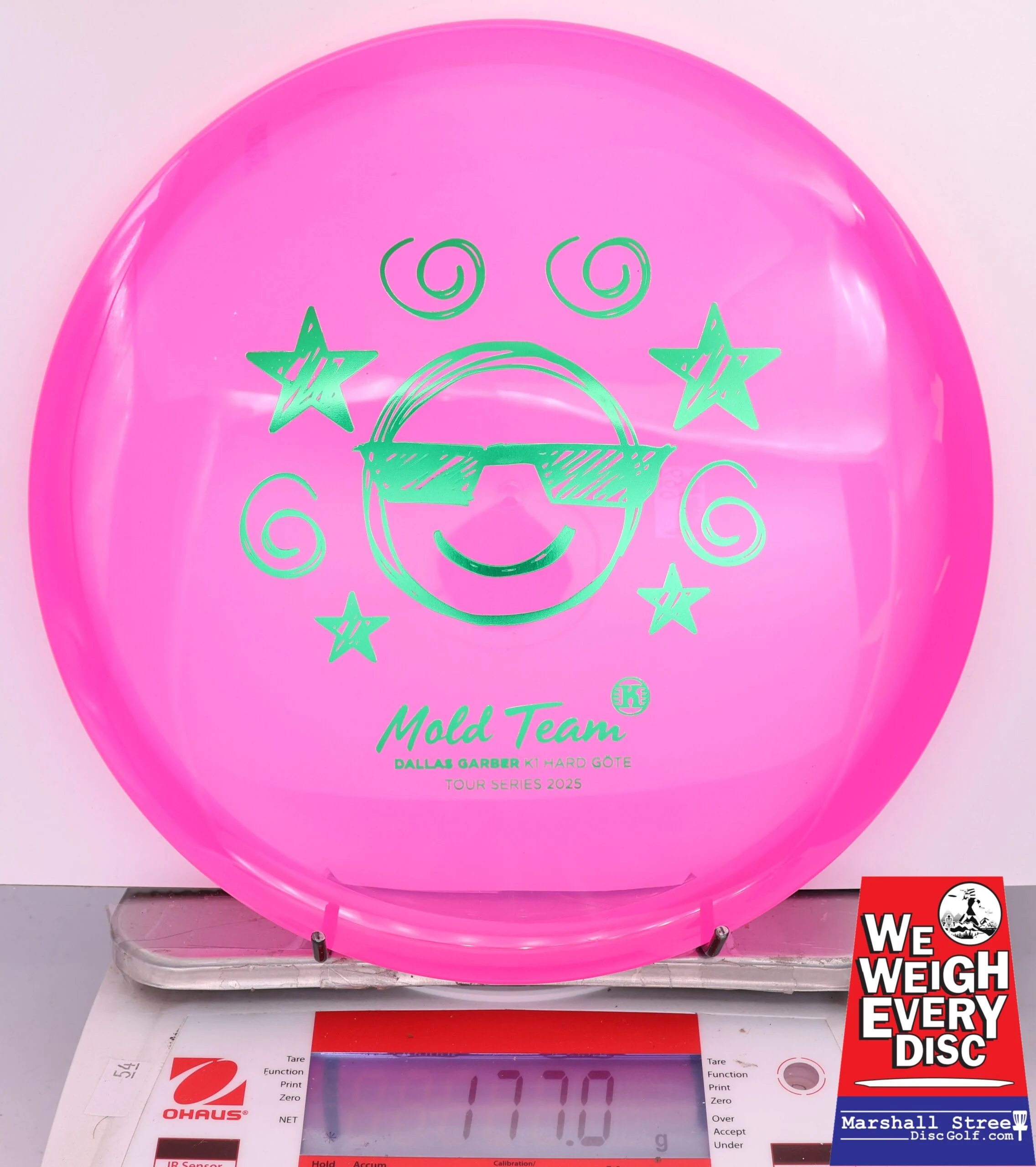 424243 K1 Hard Gote, Dallas Garber Mold Team - #669 Pink, 177