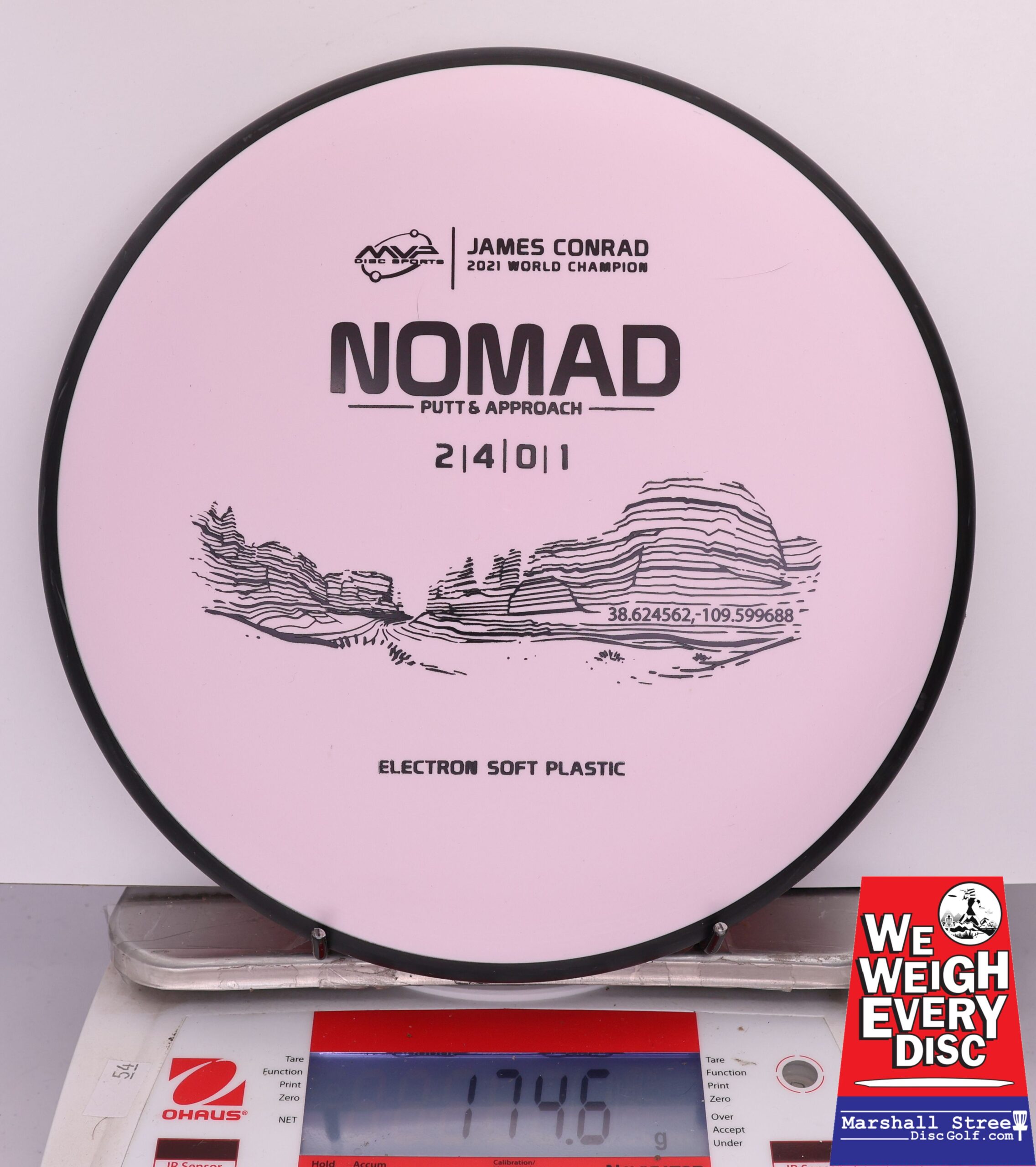 424400 Electron Soft Nomad, James Conrad - #24 LtPink, 175