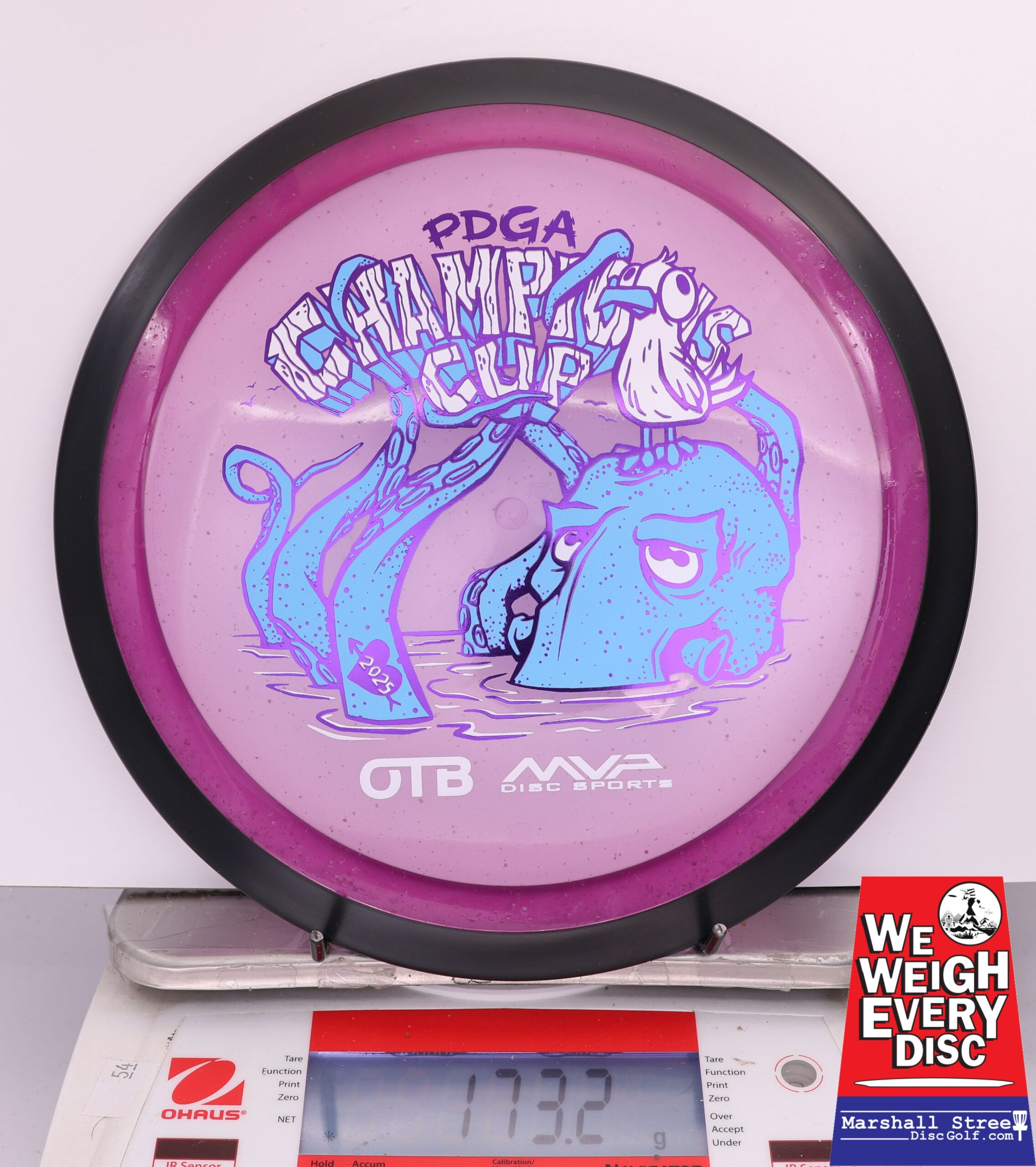 424451 Particle Glow Proton Wave, PDGA Champions Cup 2025 - #283 Purple, 173