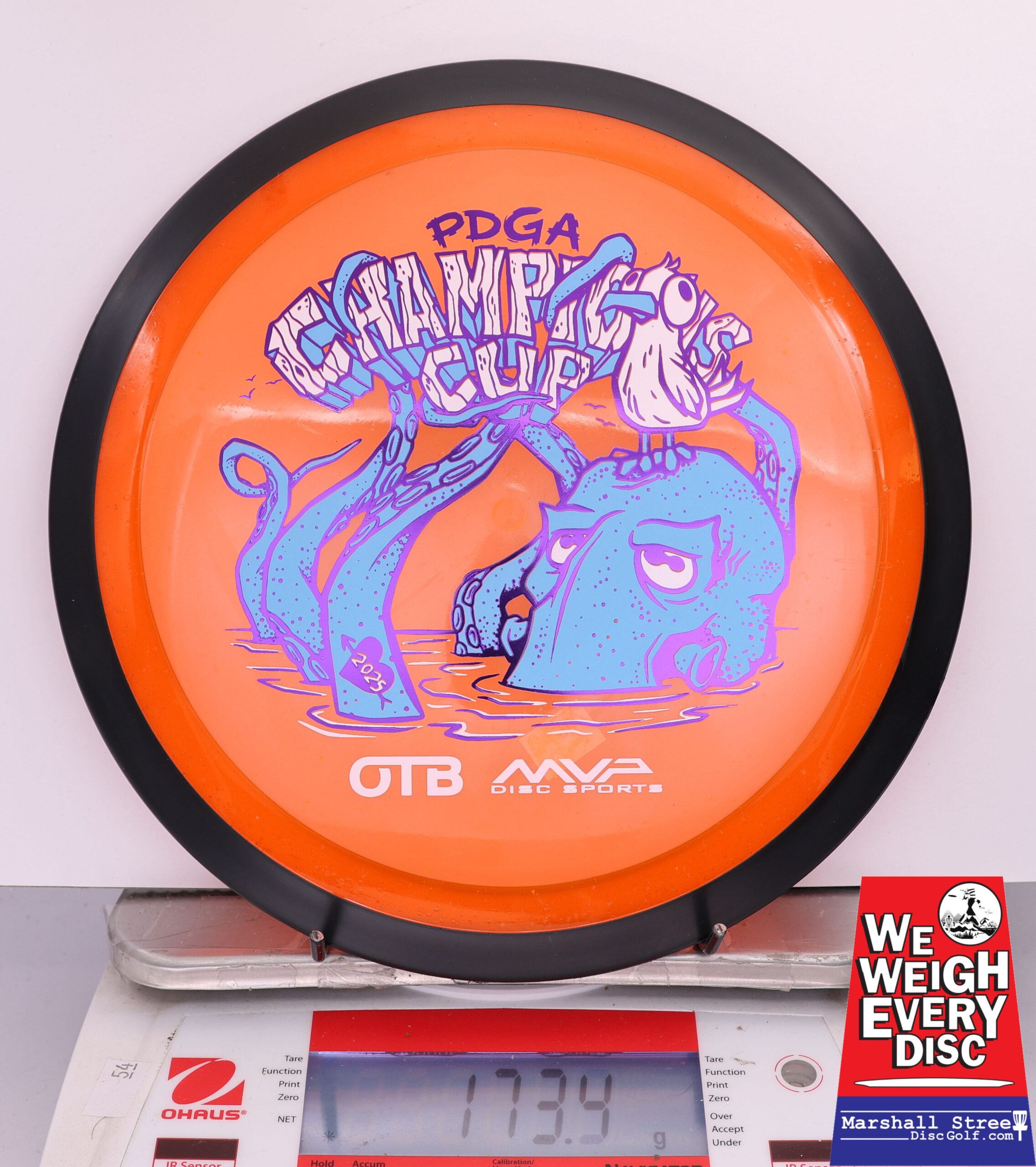 424460 Particle Glow Proton Wave, PDGA Champions Cup 2025 - #292 Orange, 173