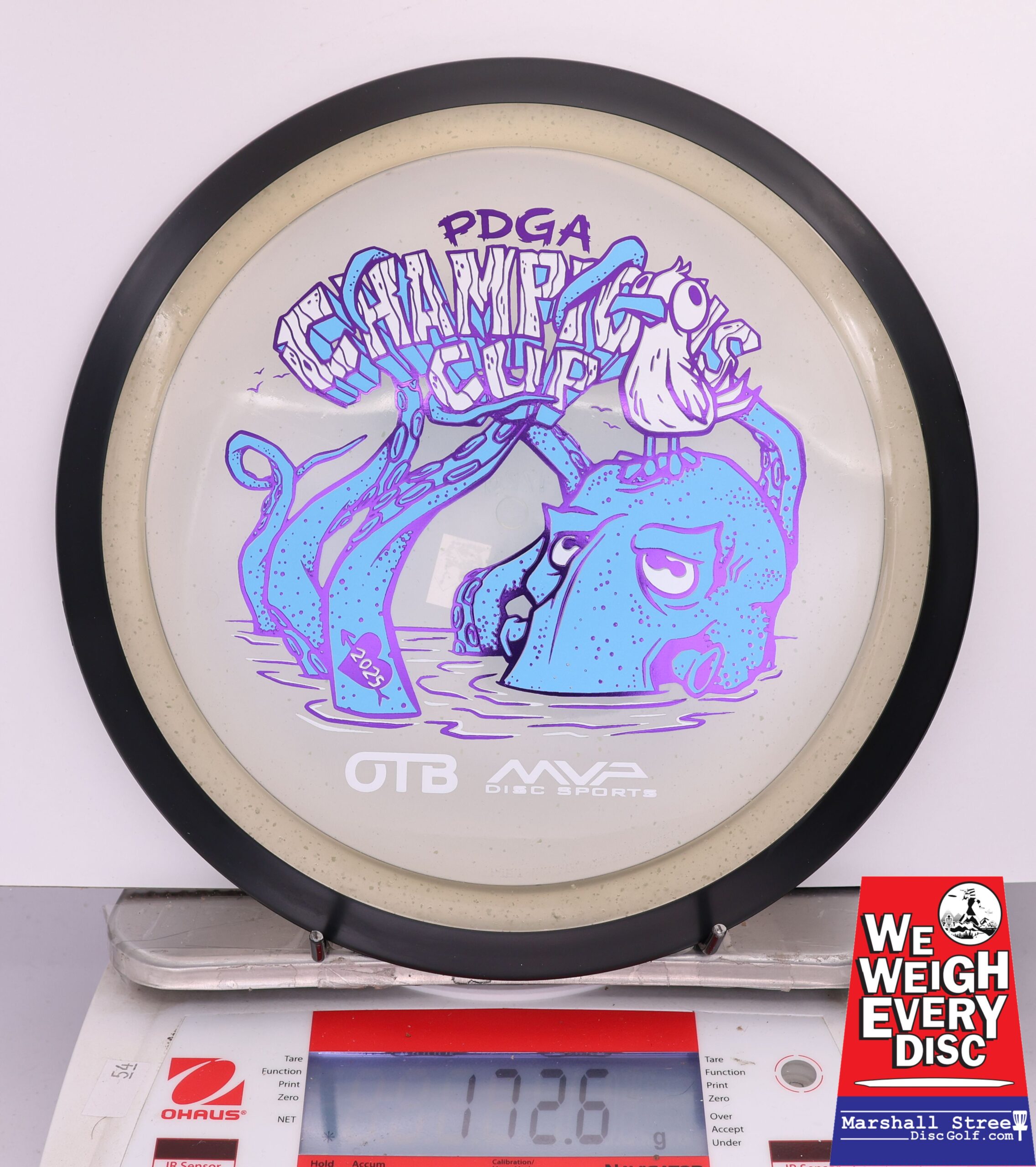 424466 Particle Glow Proton Wave, PDGA Champions Cup 2025 - #298 Almost White, 173