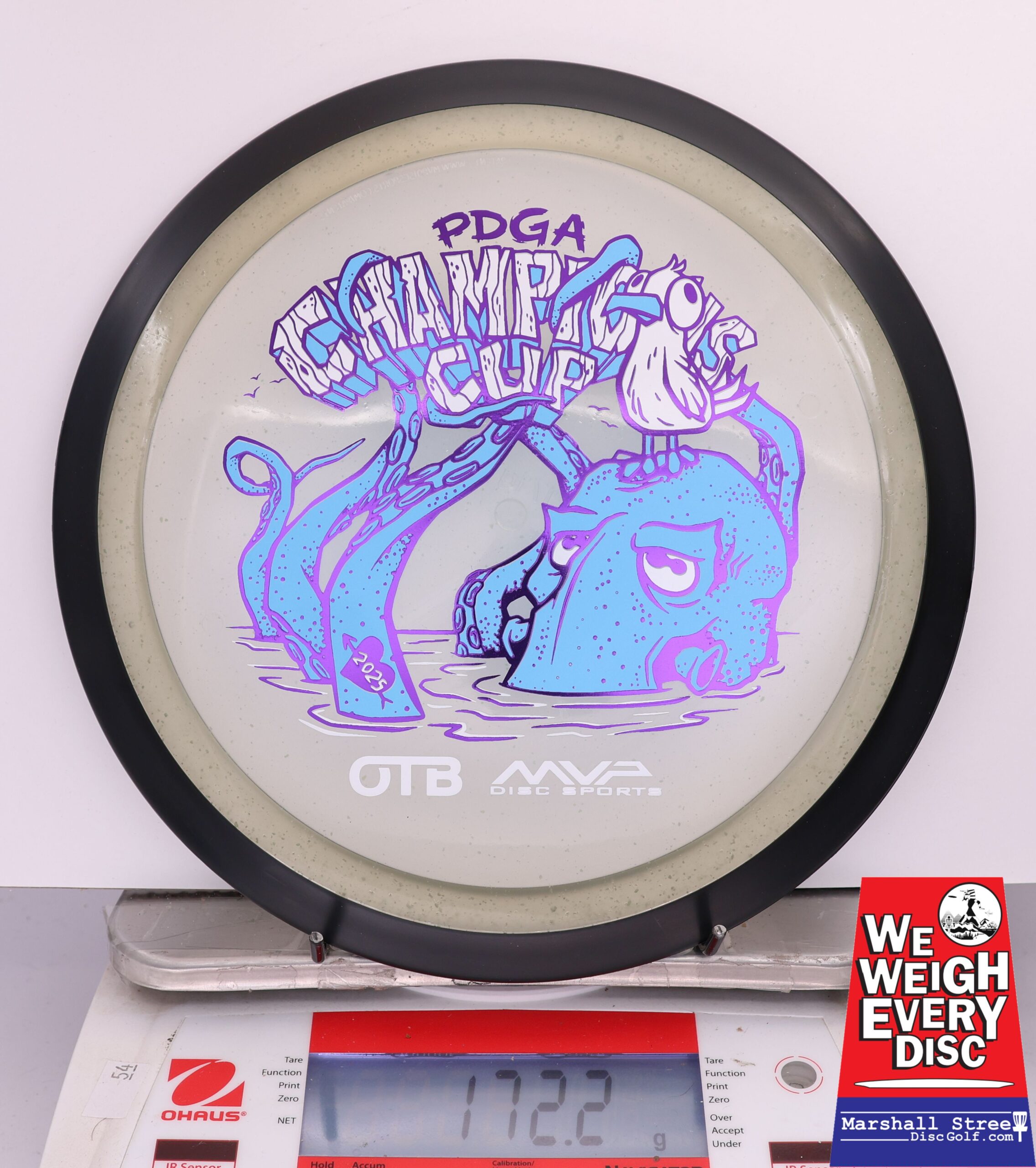 424468 Particle Glow Proton Wave, PDGA Champions Cup 2025 - #300 Almost White, 172