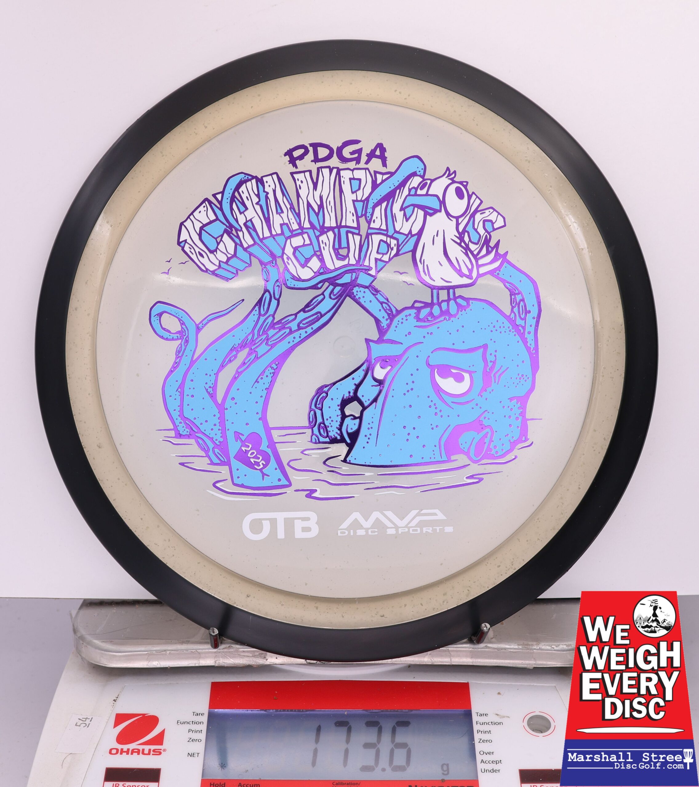 424470 Particle Glow Proton Wave, PDGA Champions Cup 2025 - #302 Almost White, 174