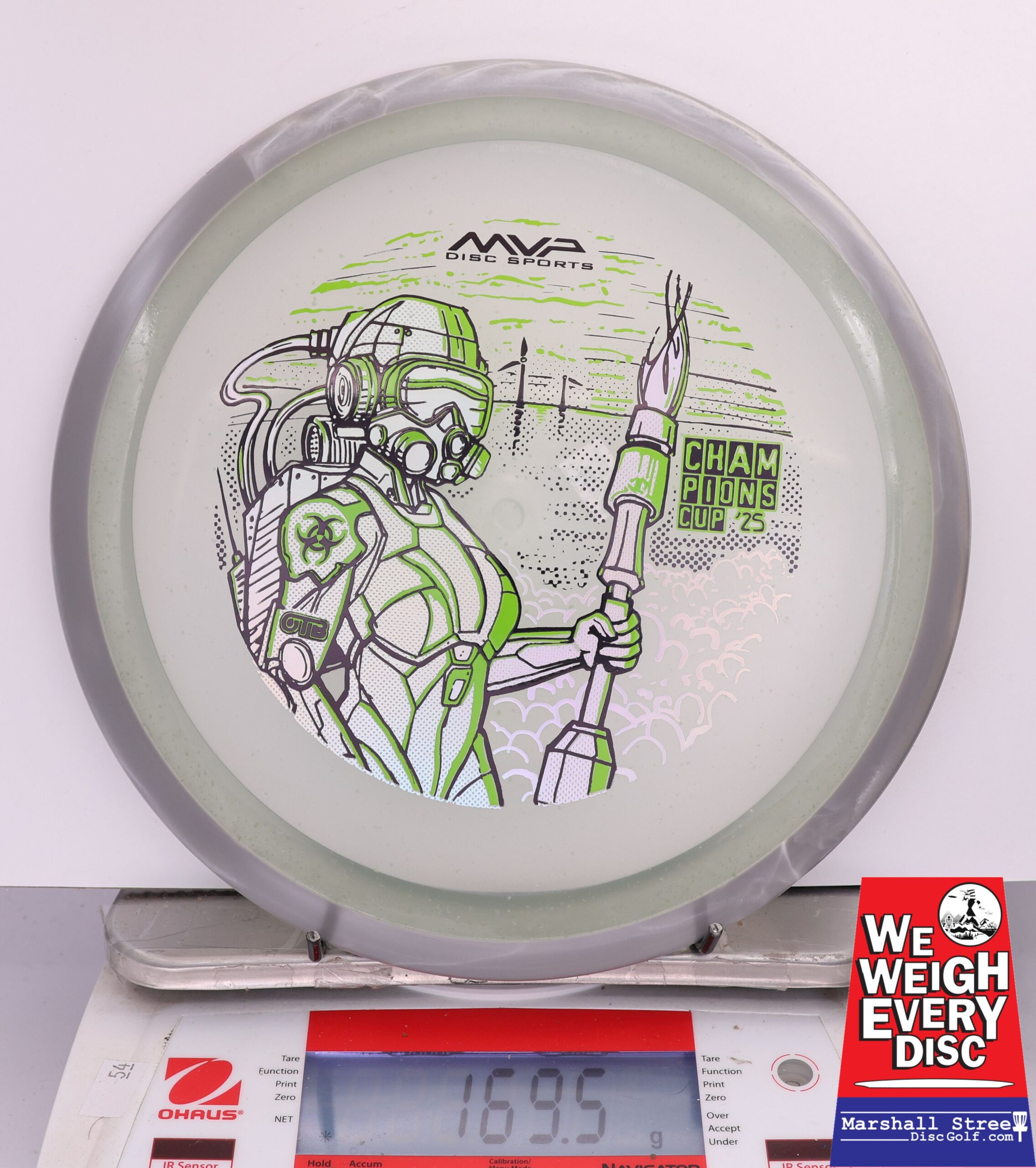 424765 Particle Glow Proton Virus, PDGA Champions Cup 2025 - #294 Gray-Clear, 170