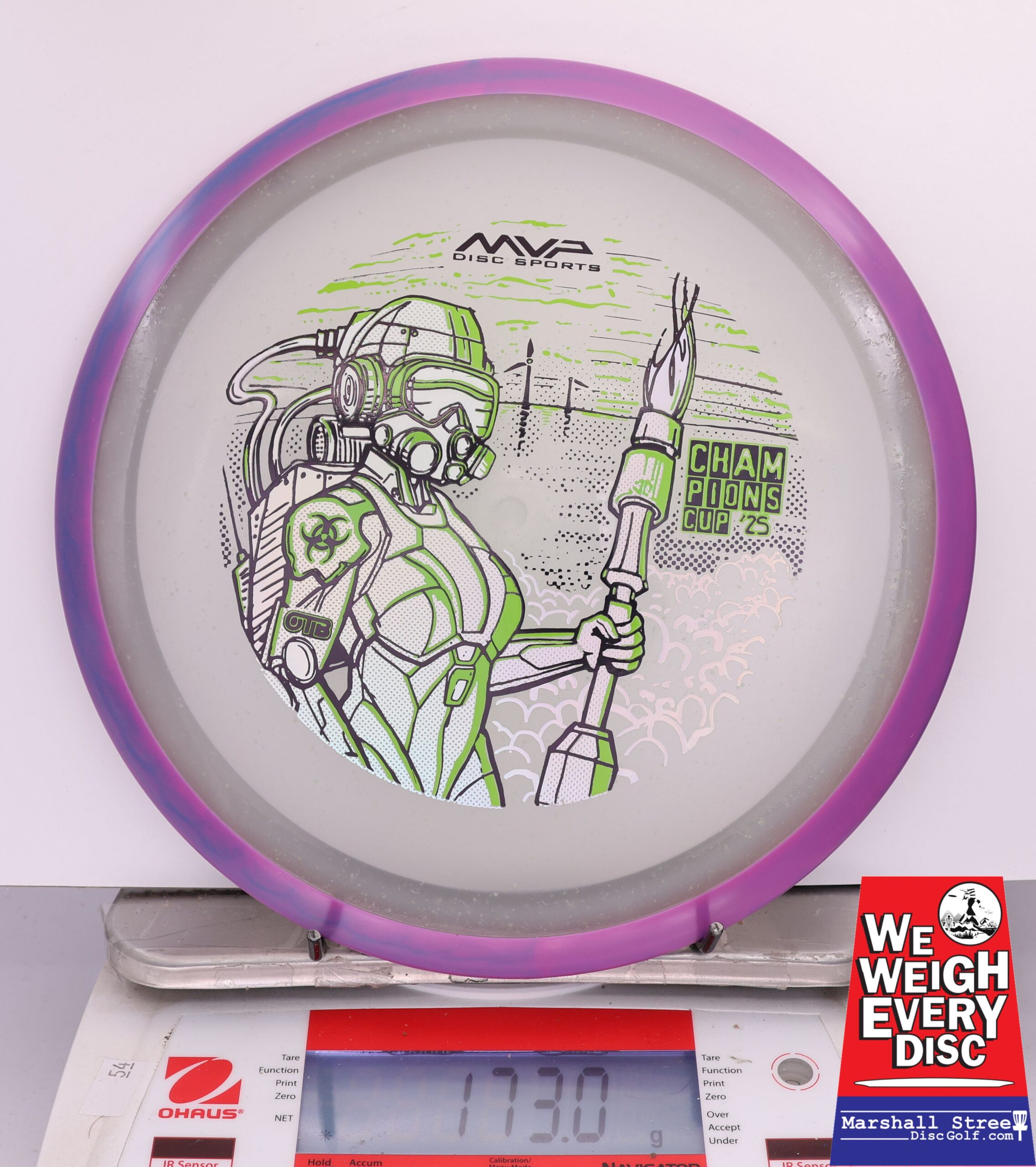 424766 Particle Glow Proton Virus, PDGA Champions Cup 2025 - #295 Blurple-Clear, 173