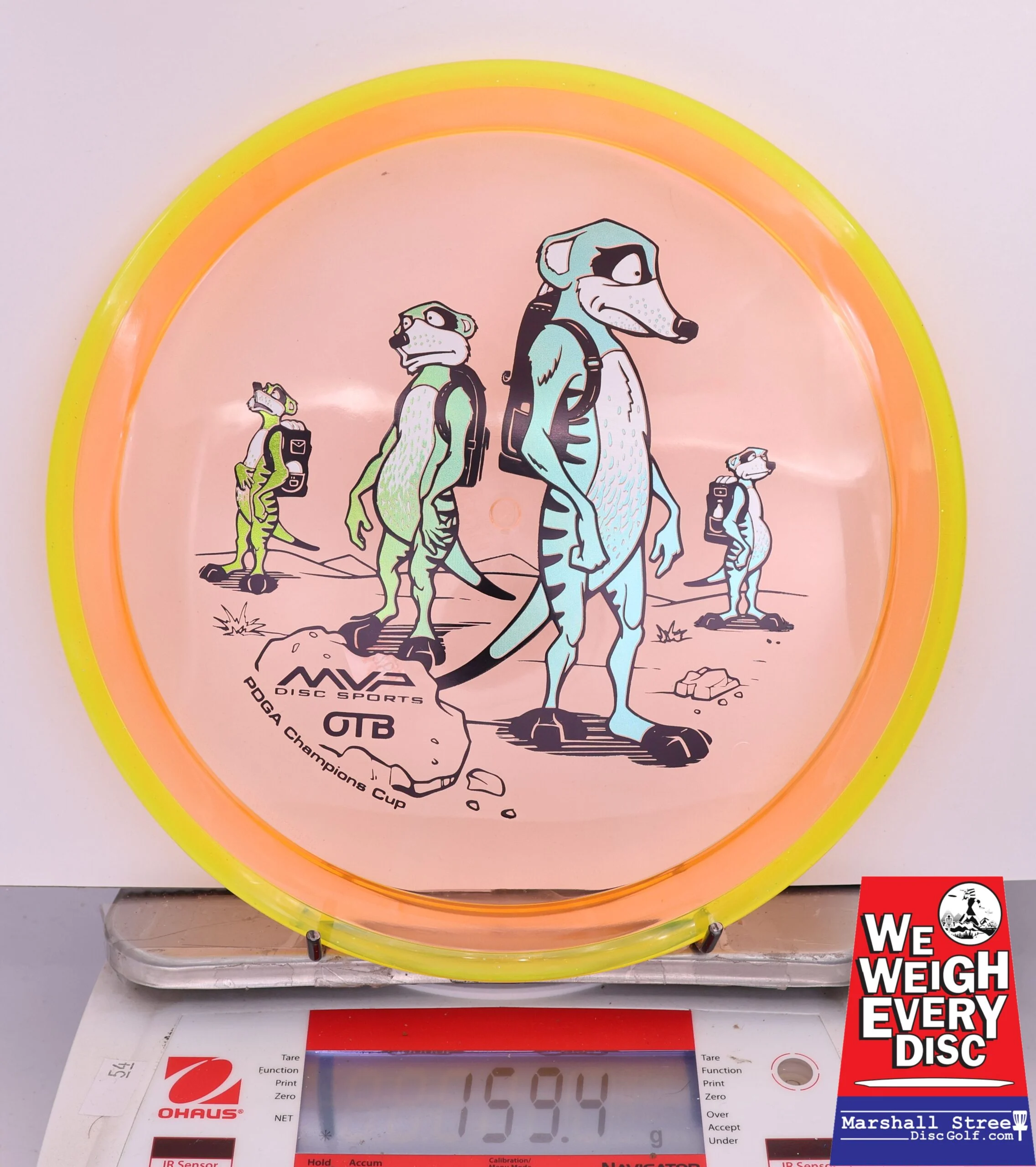 424792 Prism Proton Crave, PDGA Champions Cup 2025 - #286 Yellow-Peach, 159