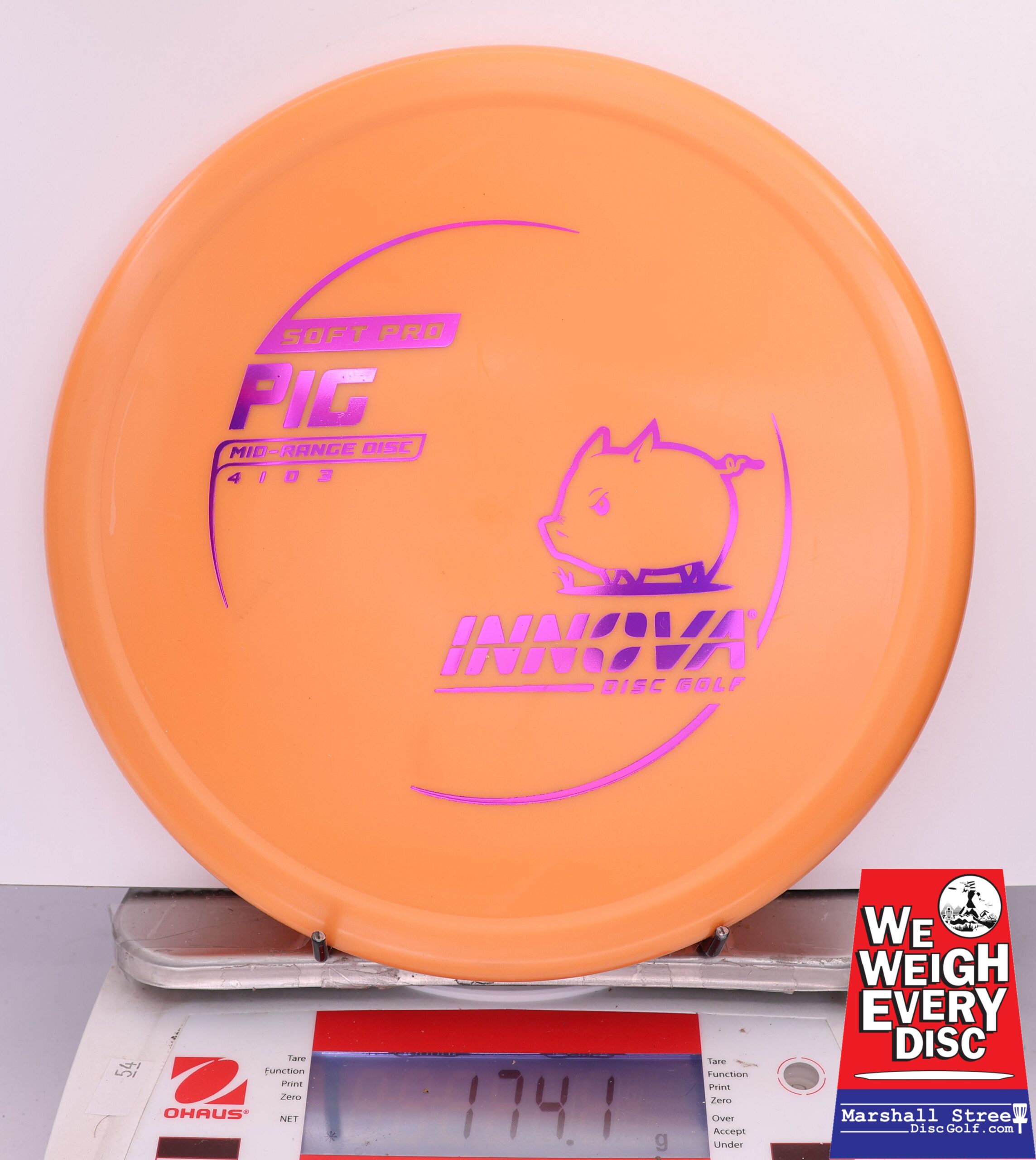 425249 Pro Soft Pig - #625 Orange, 174