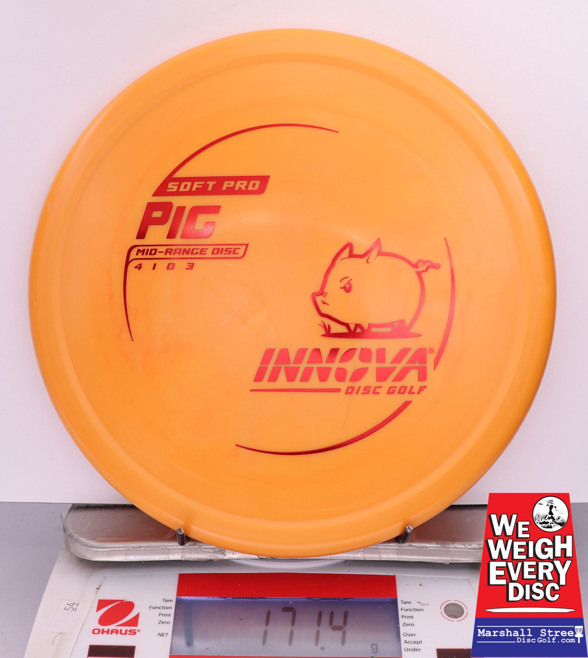 425255 Pro Soft Pig - #631 Orange, 171
