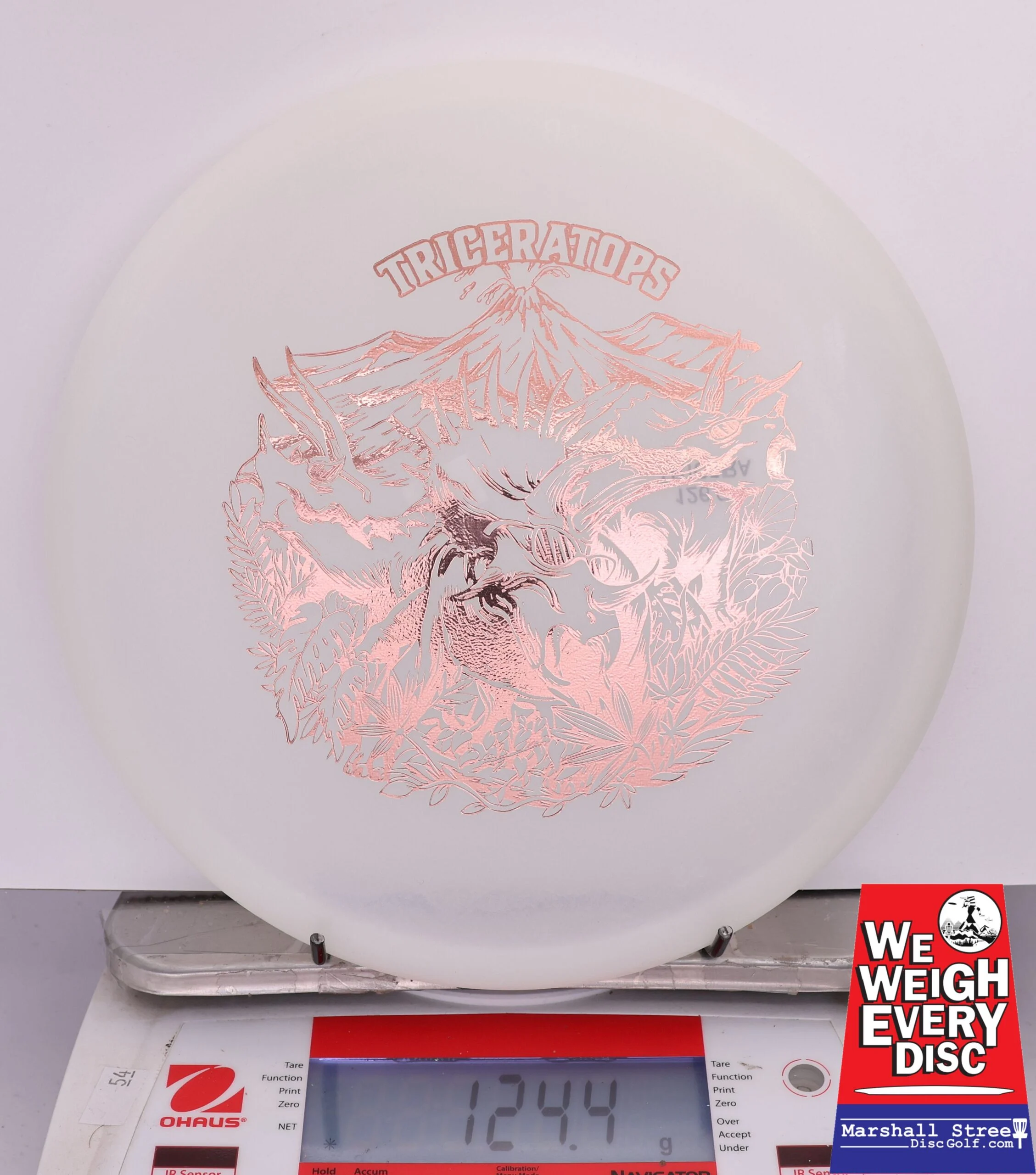 425872 Glow Egg Shell Triceratops - #342 White, 124