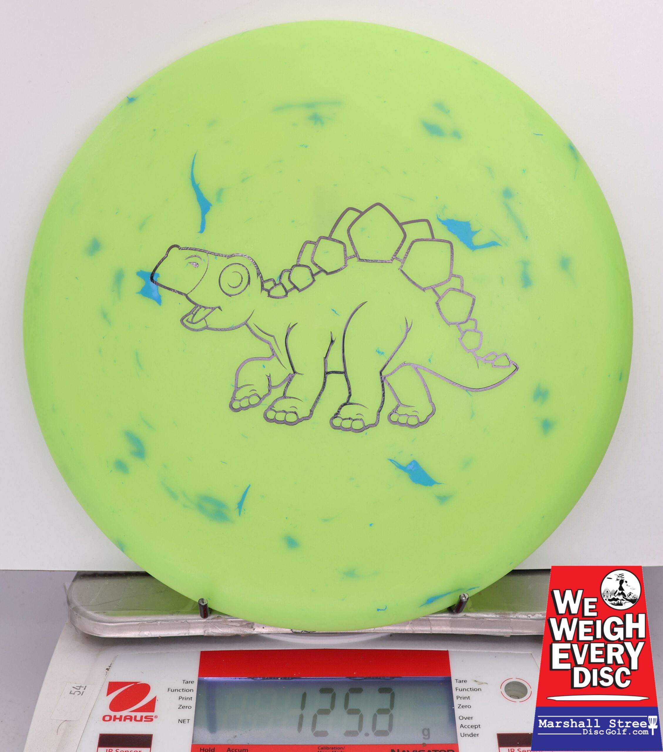 425897 Egg Shell Stegosaurus - #343 Green, 125