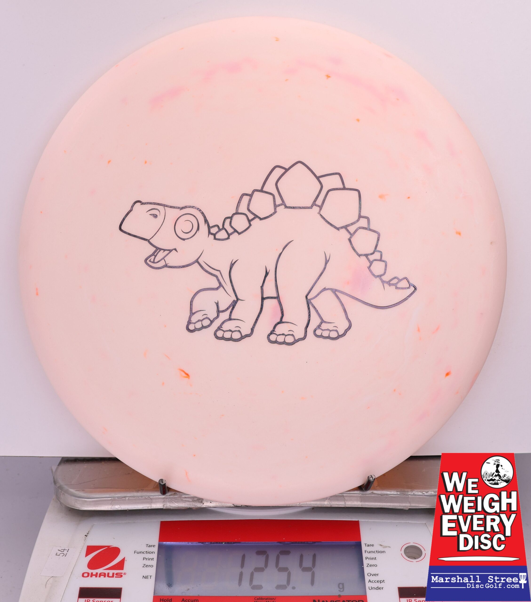 425901 Egg Shell Stegosaurus - #347 LtPink, 125