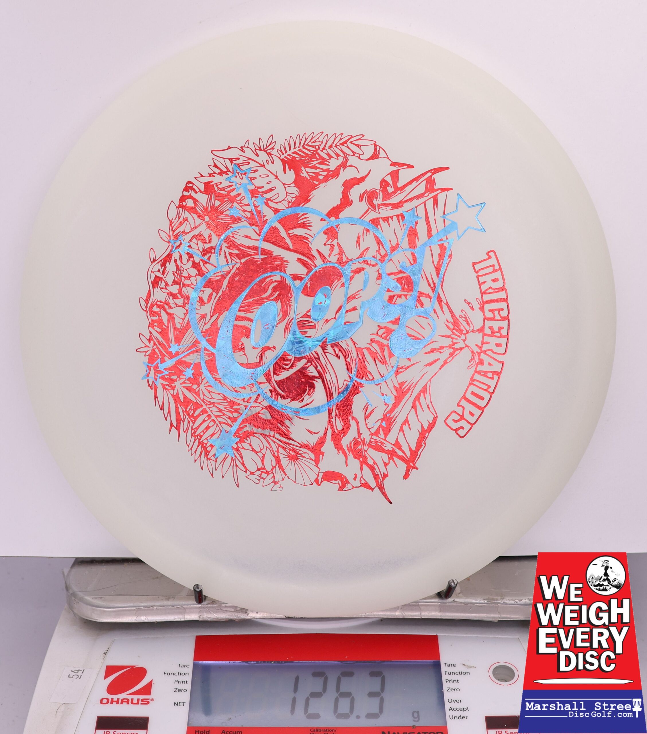 425912 X-Out Glow Egg Shell Stegosaurus - #344 White, 126