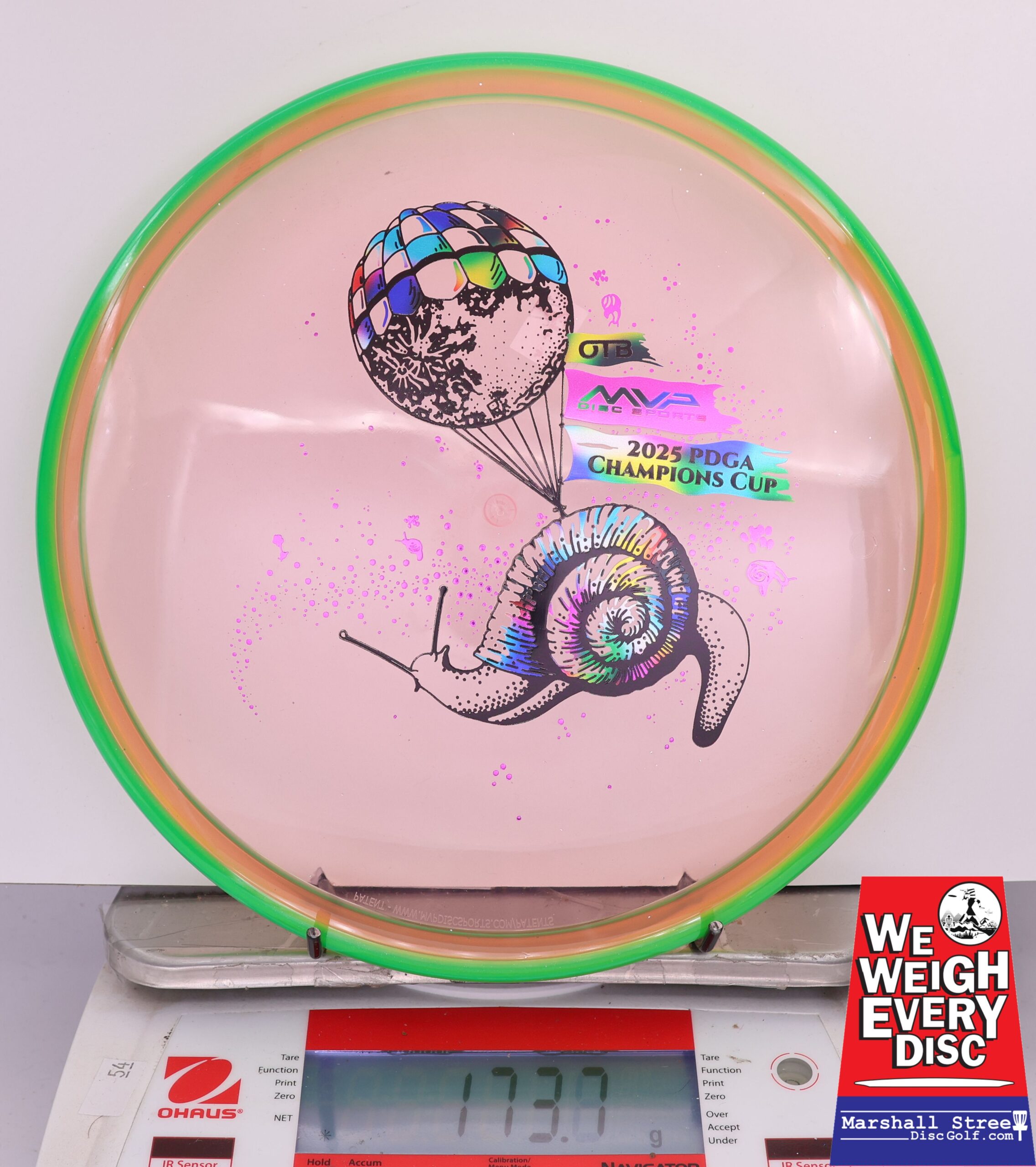 426053 Prism Proton Soft Envy, PDGA Champions Cup 2025 - #294 Green-Orange, 174