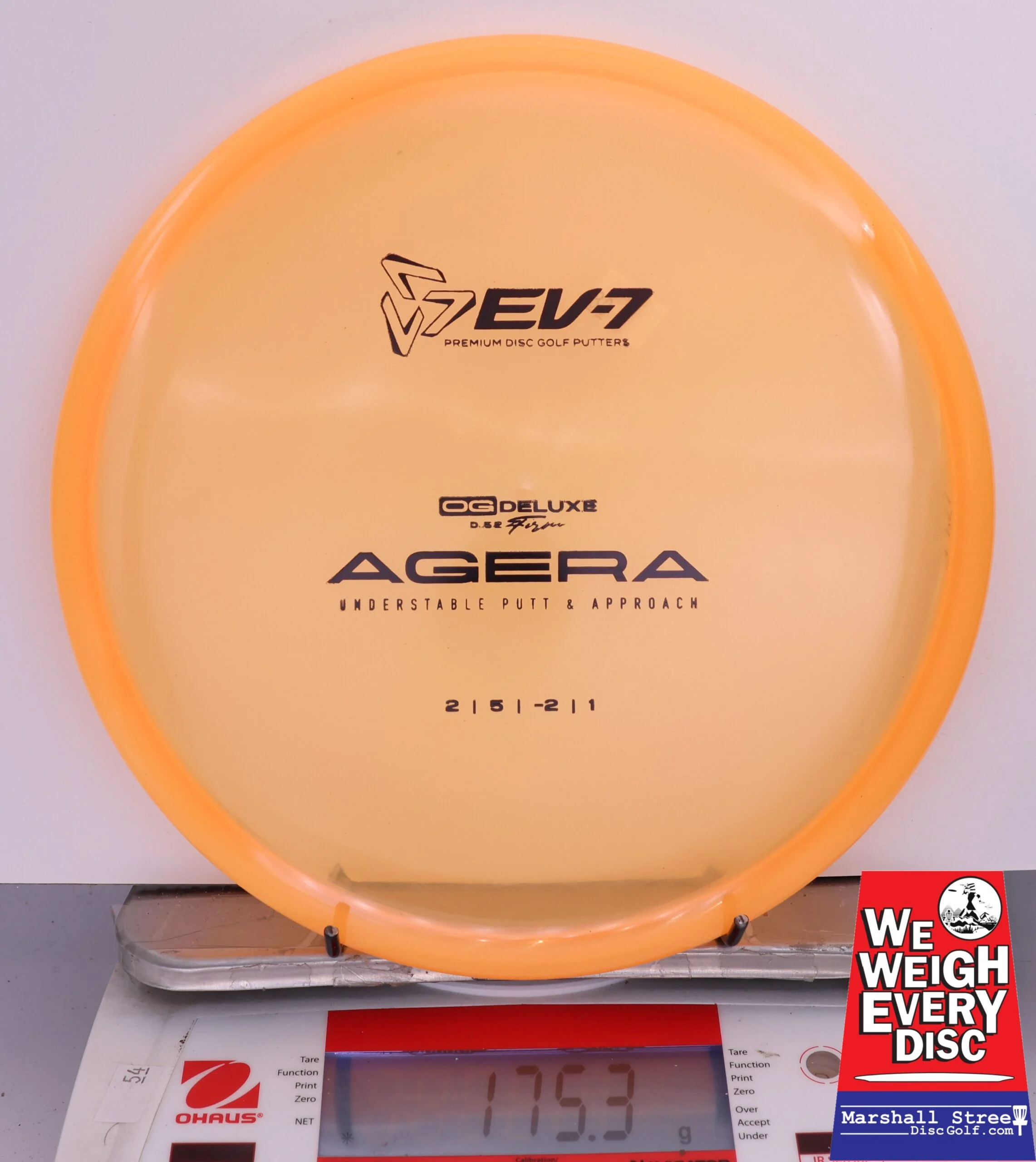 426574 EV-7 Agera, OG Deluxe Firm - #08 LtOrange, 175