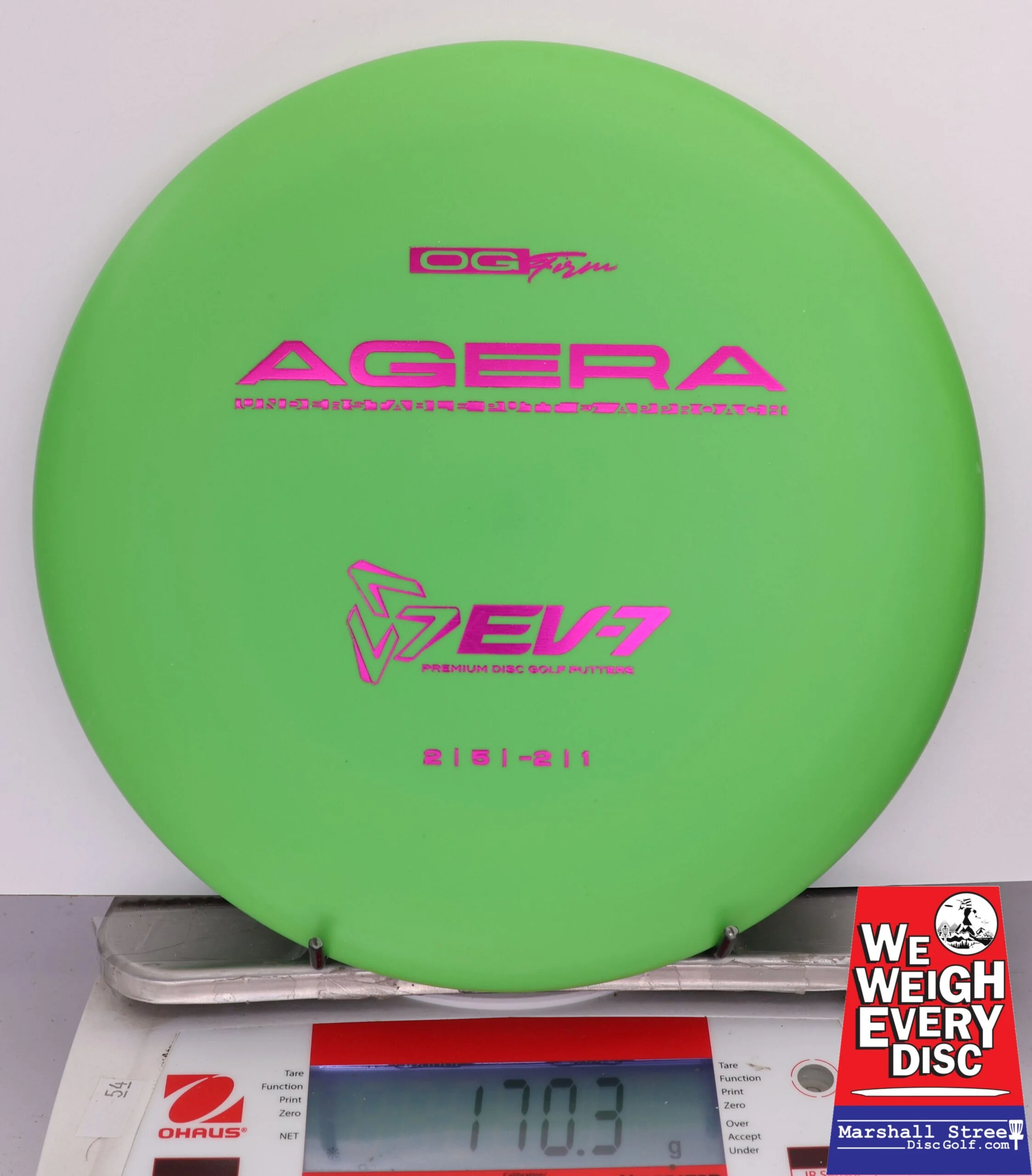 426601 EV-7 Agera, OG Firm - #08 Green, 170