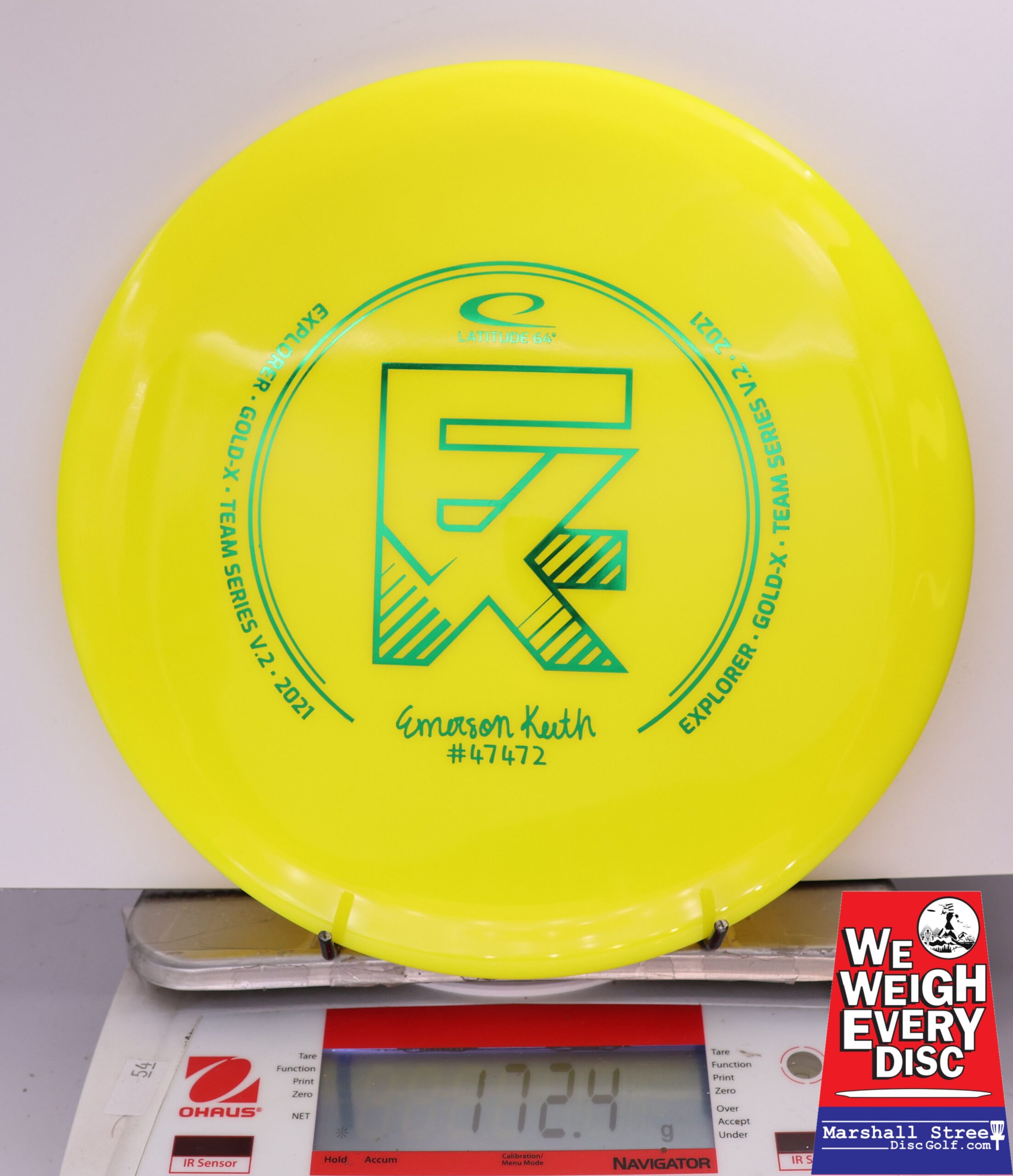 427183 Gold-X Explorer, Emerson Keith - #01 Yellow, 172