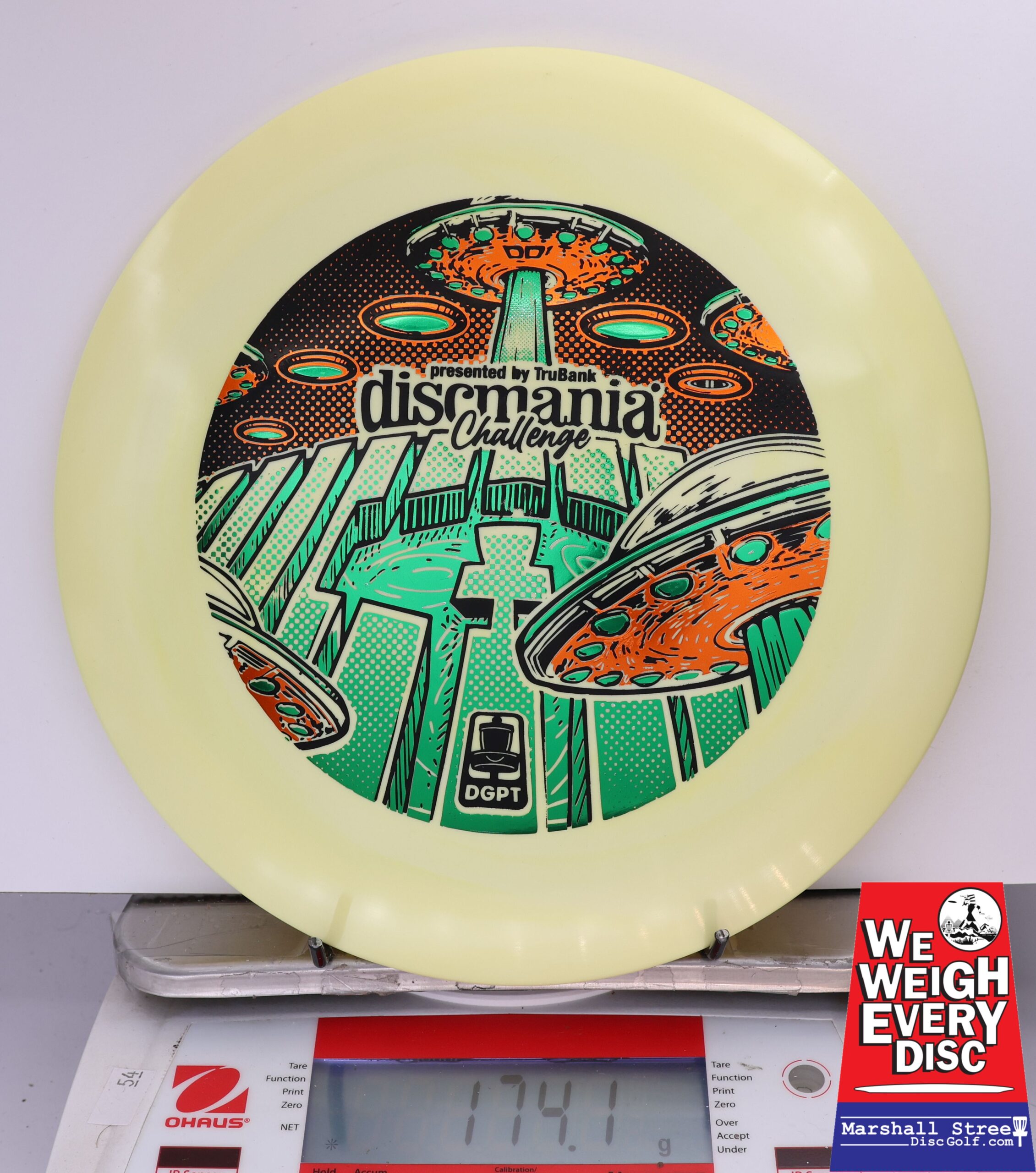 427209 Swirly S-Line DD1, 2025 Discmania Challenge - #01 LtYellow, 174