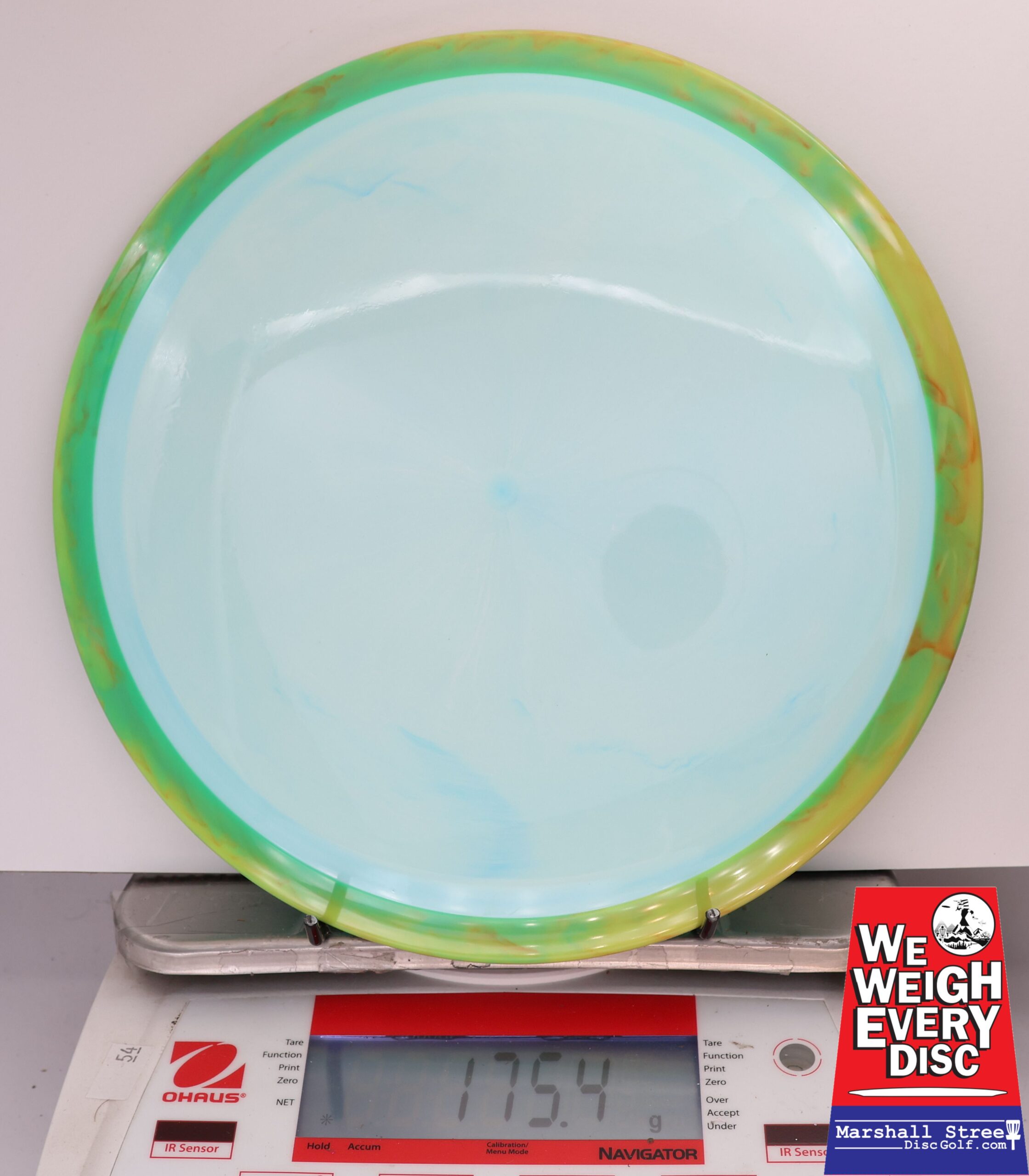 428323 RETOOLED Simon Line Neutron Time-Lapse, No Stamp - #811 GreenYellow-LtBlue, 175