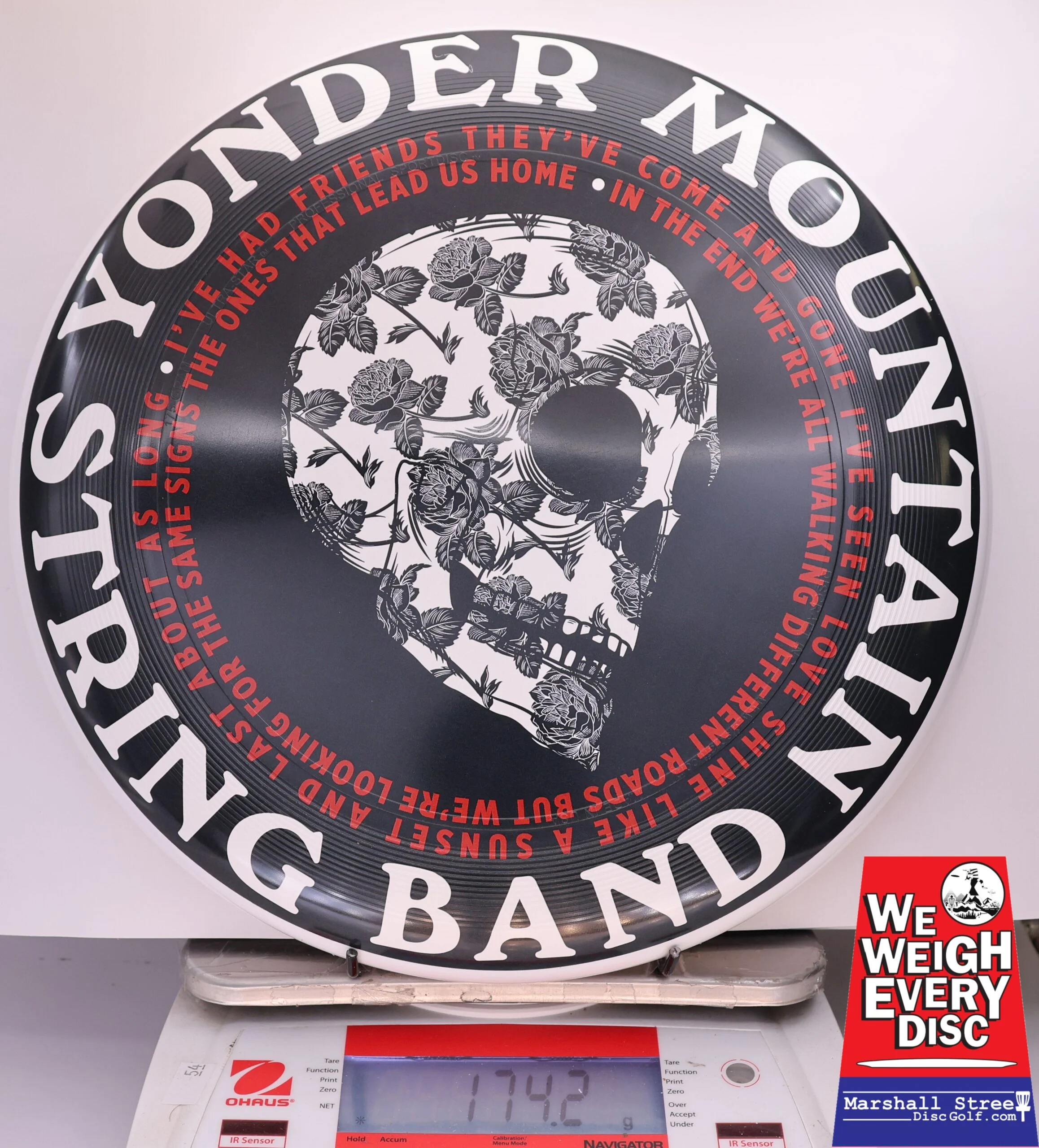 429273 Discraft UltraStar, Yonder Mountain String Band - #02 BlackWhiteRed, 174