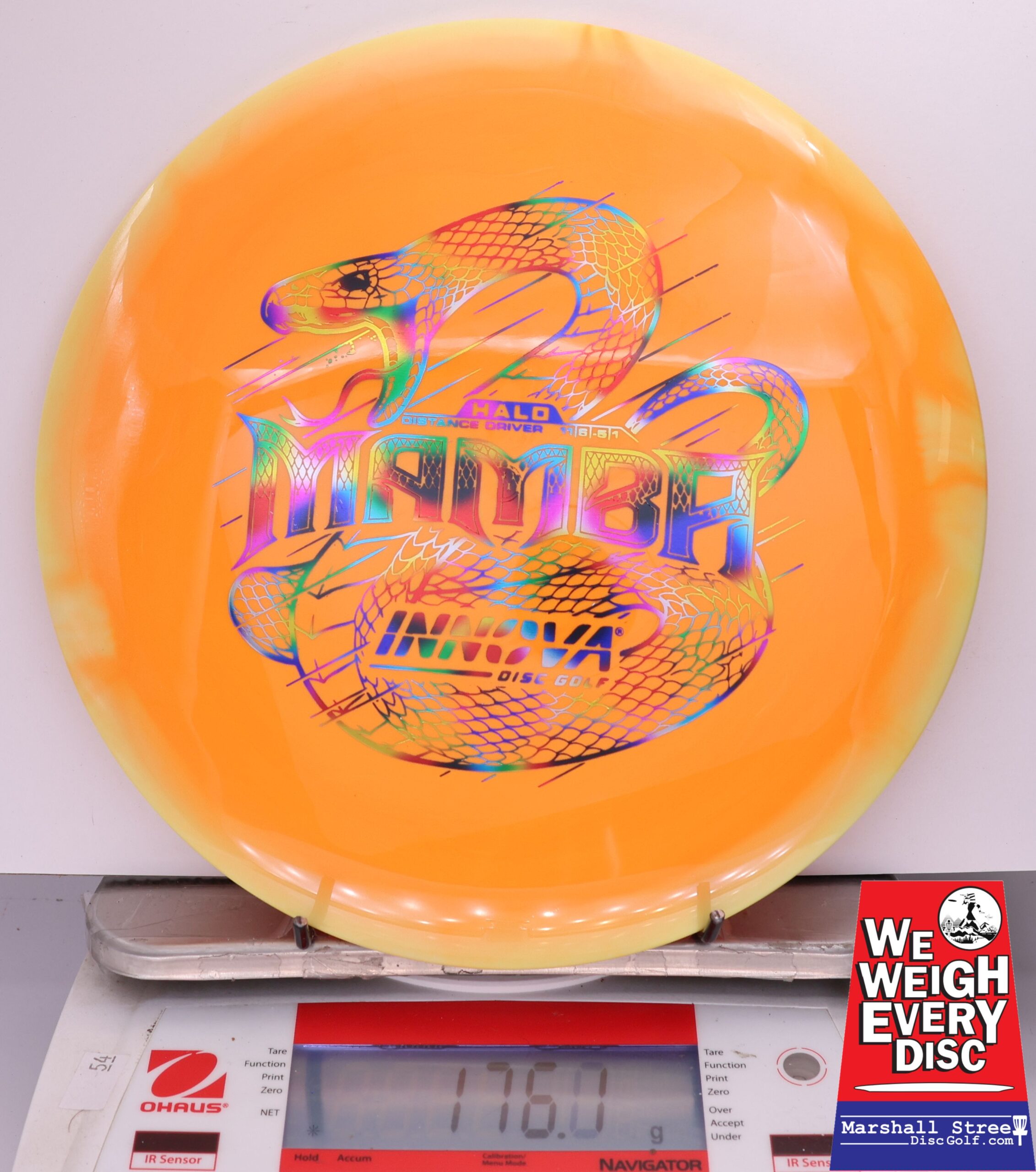 429924 Halo Star Mamba - #858 White-Orange, 176