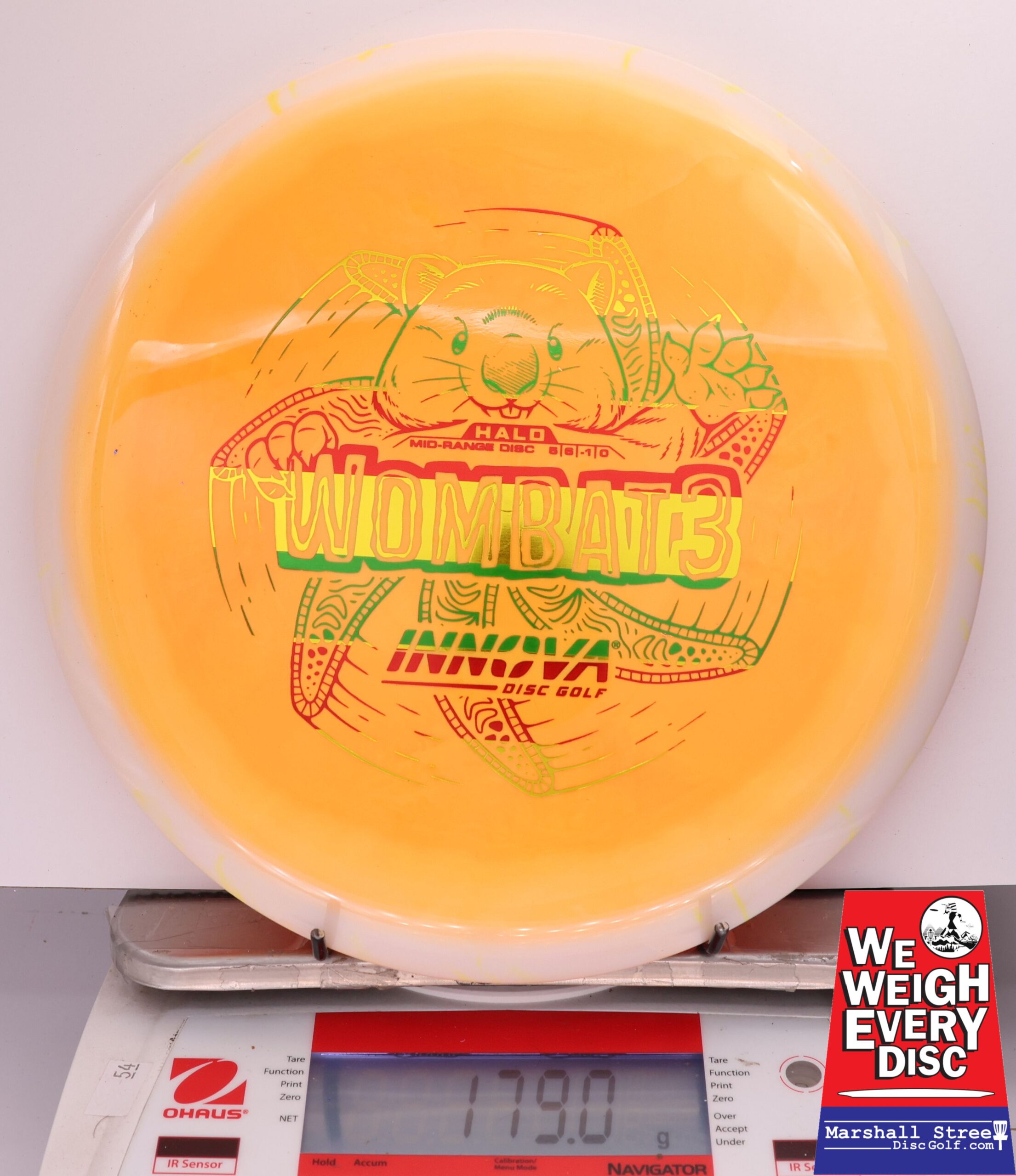 430060 Halo Star Wombat3 - #857 White-Orange, 179