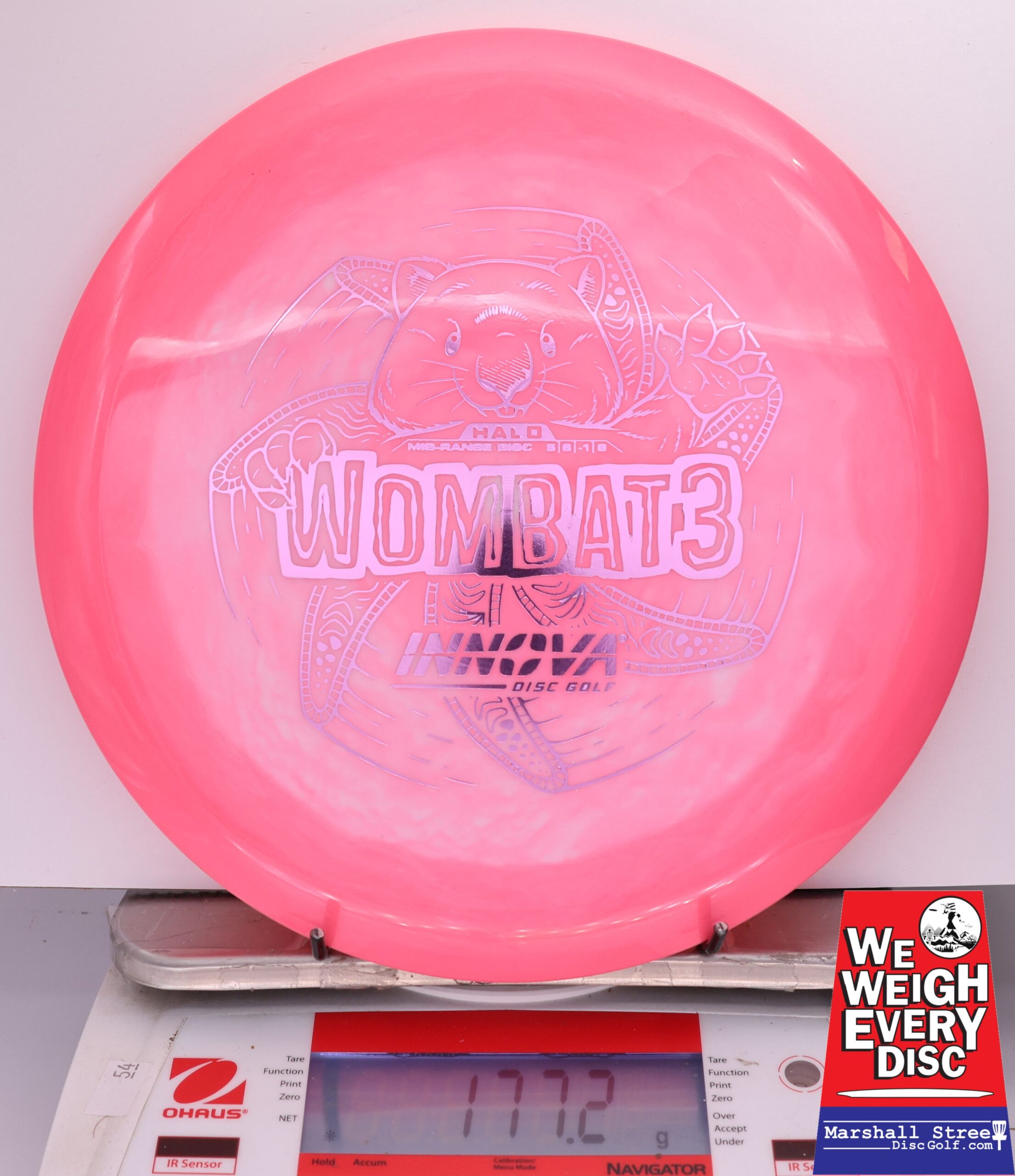 430061 Halo Star Wombat3 - #858 PInk-White, 177