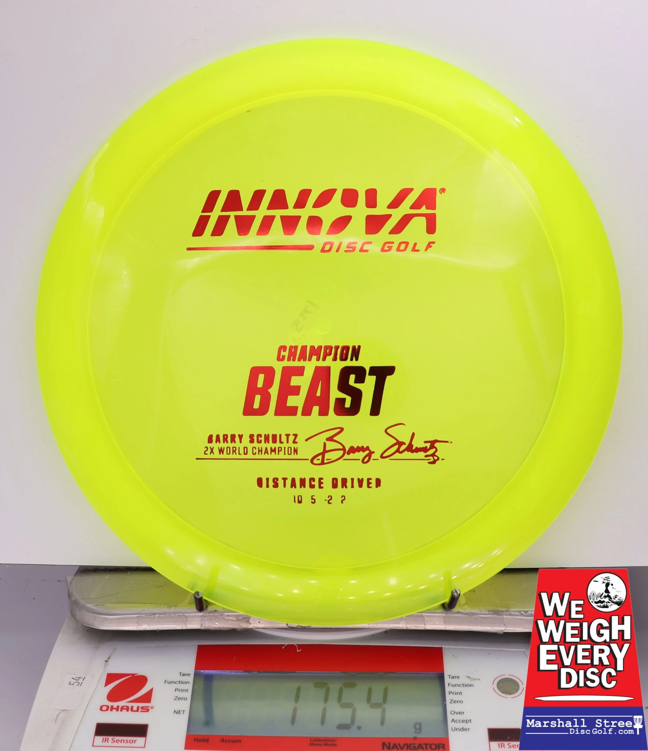 430693 Champion Beast, Barry Schultz 2x - #862 NYellow, 175