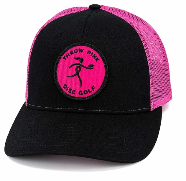 Throw Pink Ribbon Patch Hat - Image 6