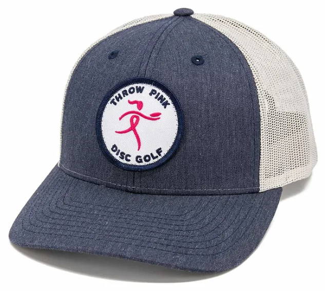 Throw Pink Ribbon Patch Hat - Image 4