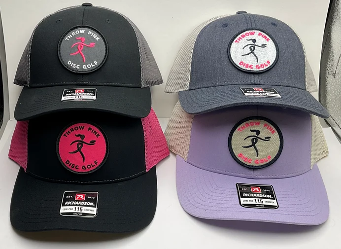 Throw Pink Ribbon Patch Hat