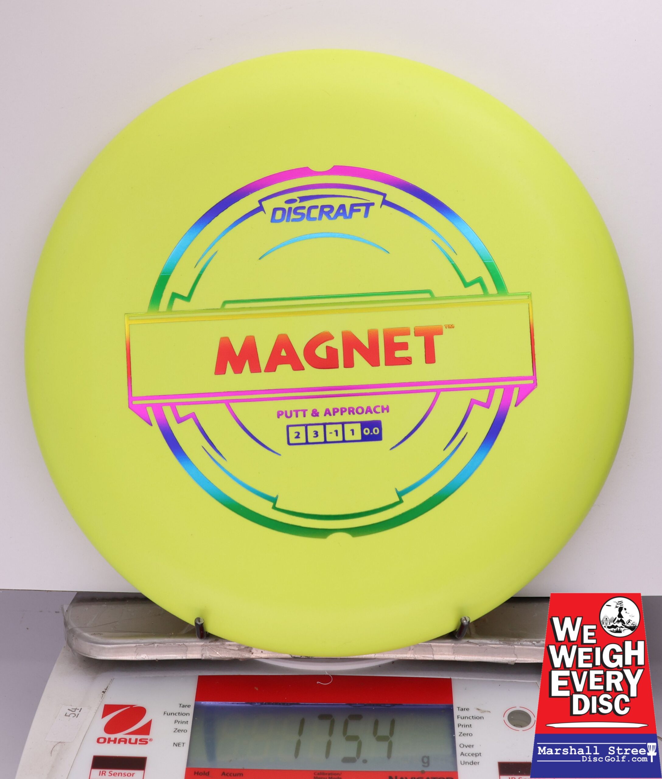 431196 Putter Line Hard Magnet - #574 Yellow, 175